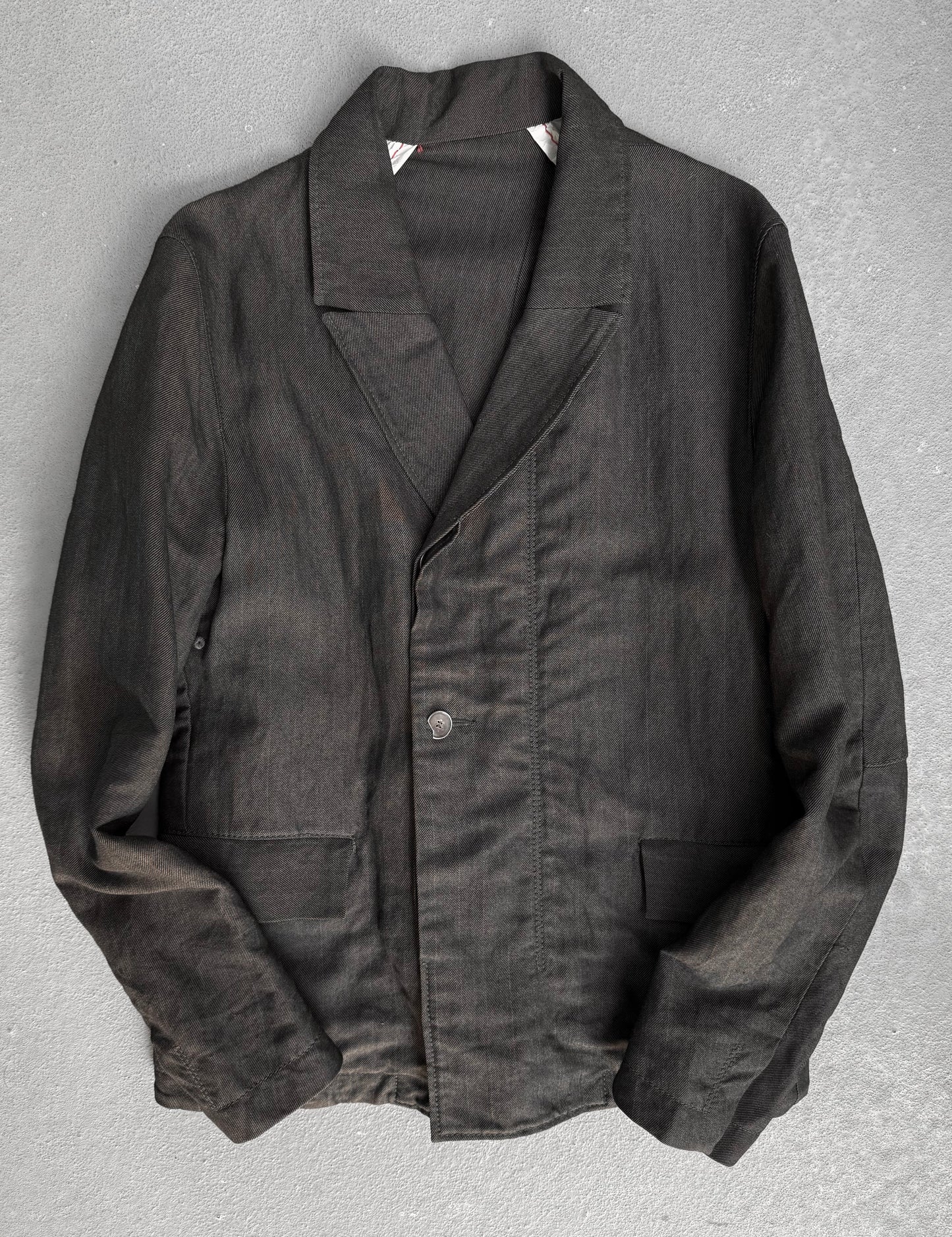 Taichi Murakami Displacement Double Breasted Work Blazer