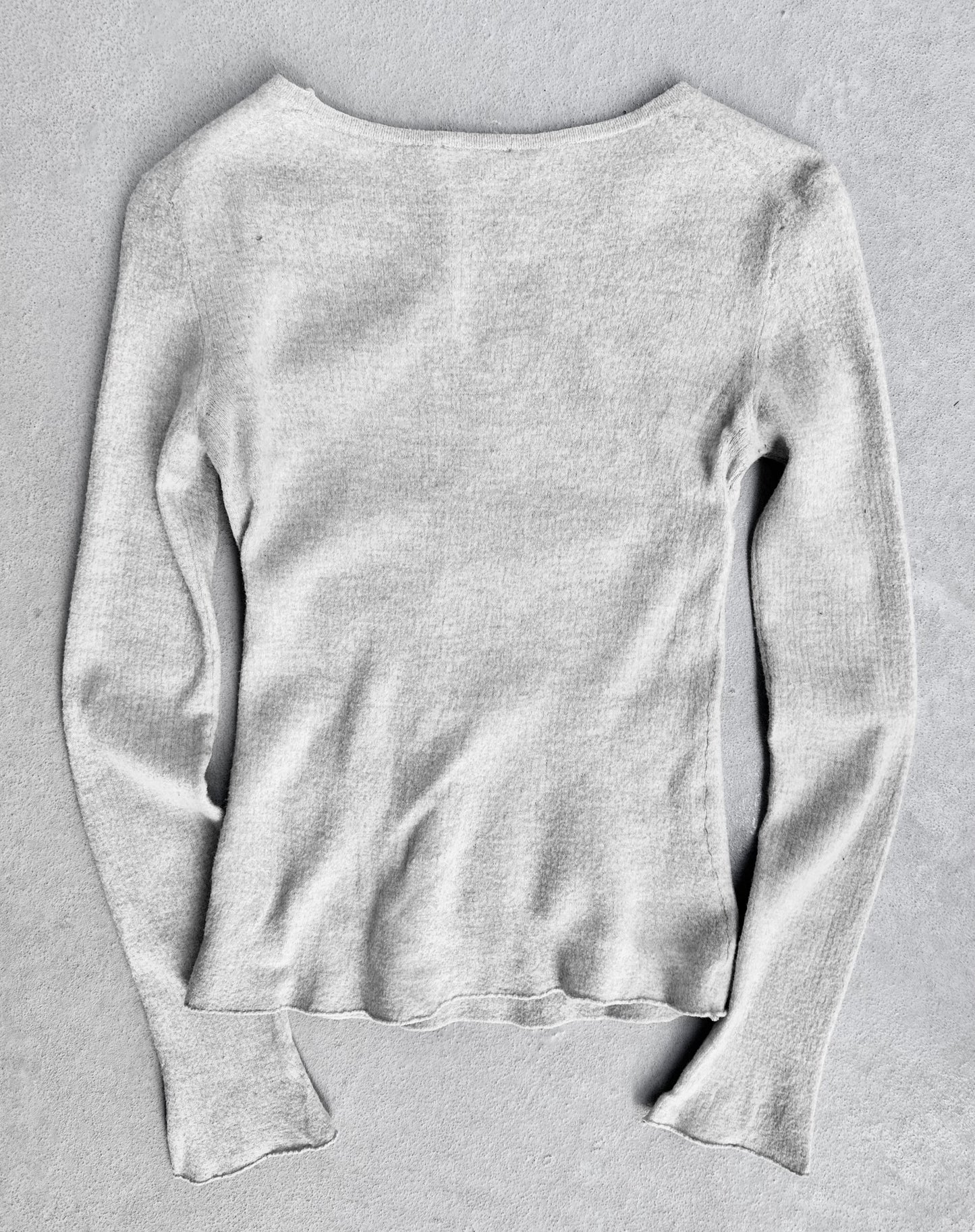 Ann Demeulemeester Early 00s ‘I Love You In The Air’ Wool Knitted Sweater