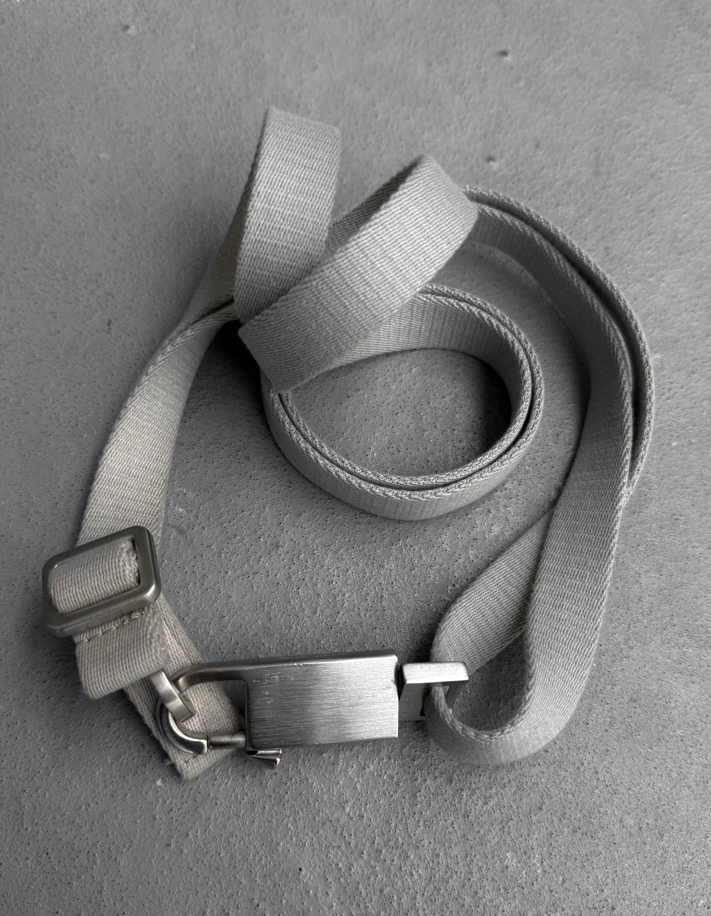 Rick Owens AW21 “GETHSEMANE” PEARL 'Disco' Buckle Belt