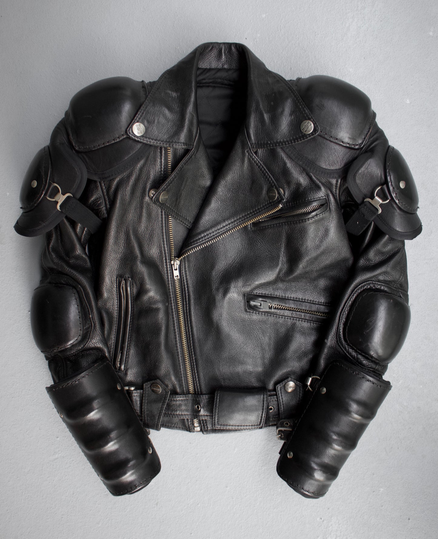KADOYA Early 00s “BATTLE-SUIT” Padded Motorcycle Jacket