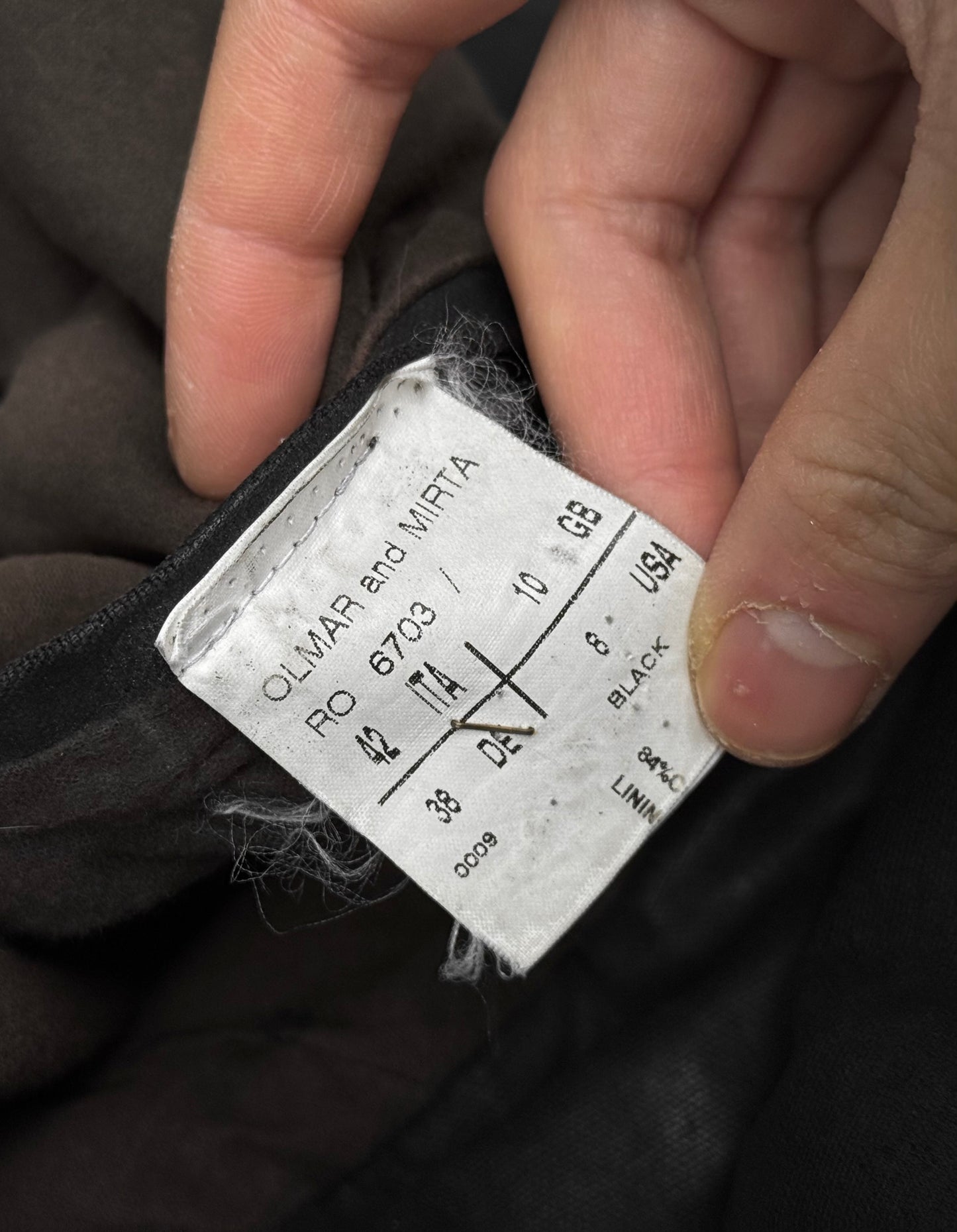Rick Owens DRKSHDW AW10 “GLEAM” Cotton Skinny Pants