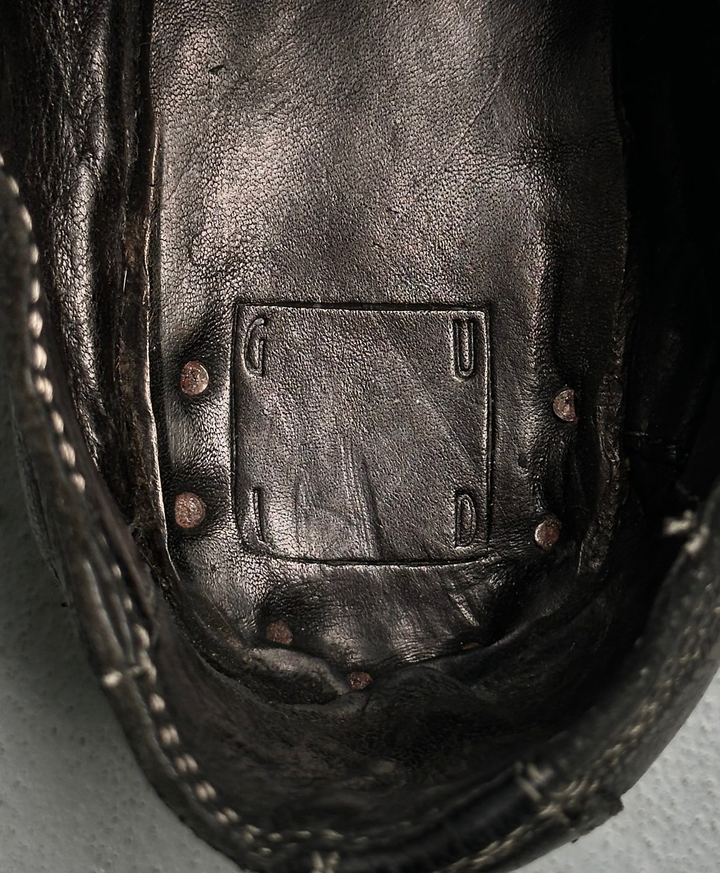 GUIDI ‘992’ Vegetable-tanned Cordovan Leather Derbies