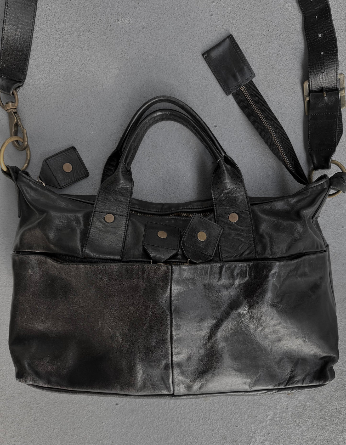 cornelian taurus by daisuke iwanaga 'RECORD Special Order' Cow Leather Shoulder Bag
