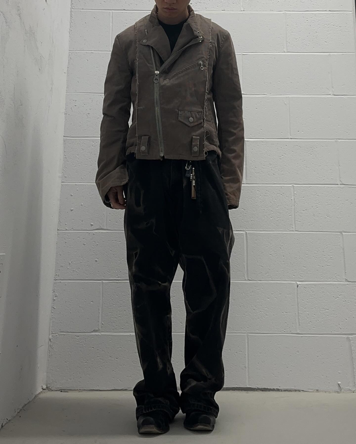 MiharaYasuhiro AW07 Reconstructed Multi-zip Corduroy Rider Jacket