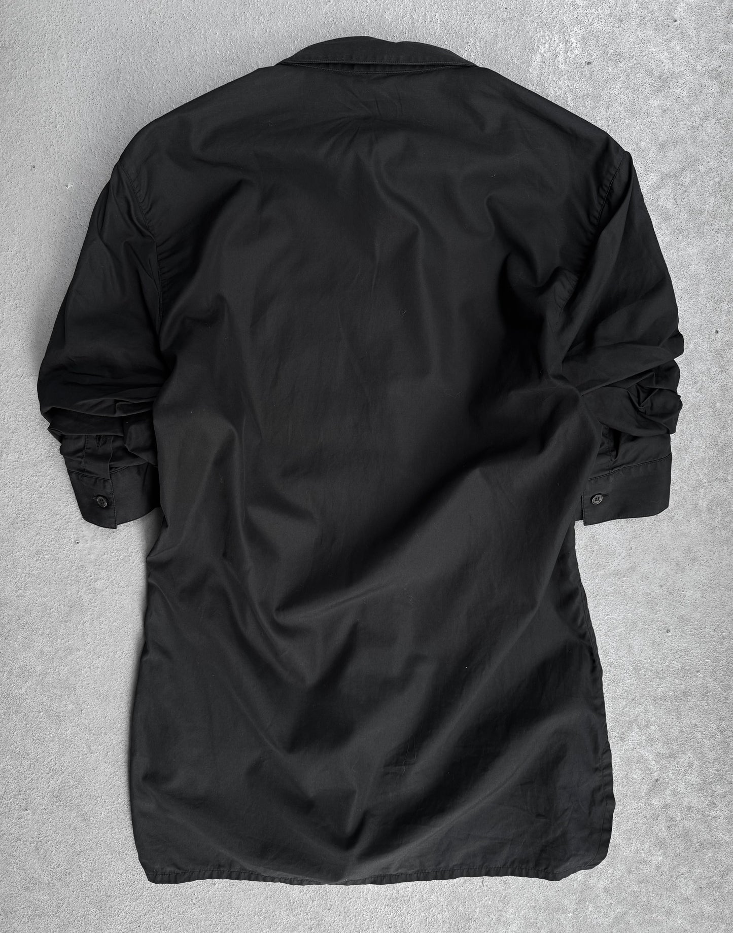 KRISVANASSCHE Early 00s Rolled Up Sleeves Button-up Shirt
