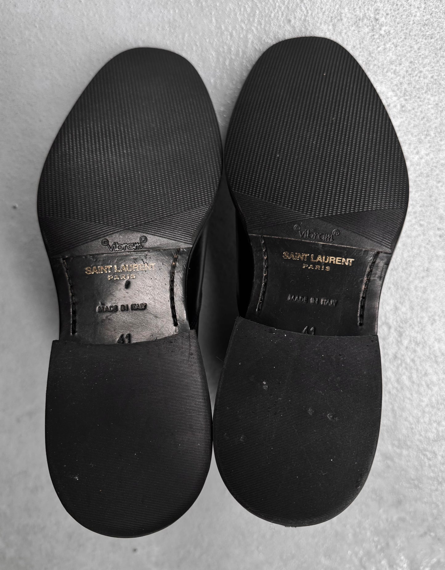 Saint Laurent Paris AW14 Leather 30mm ‘Jodhphur’ Buckle Boots