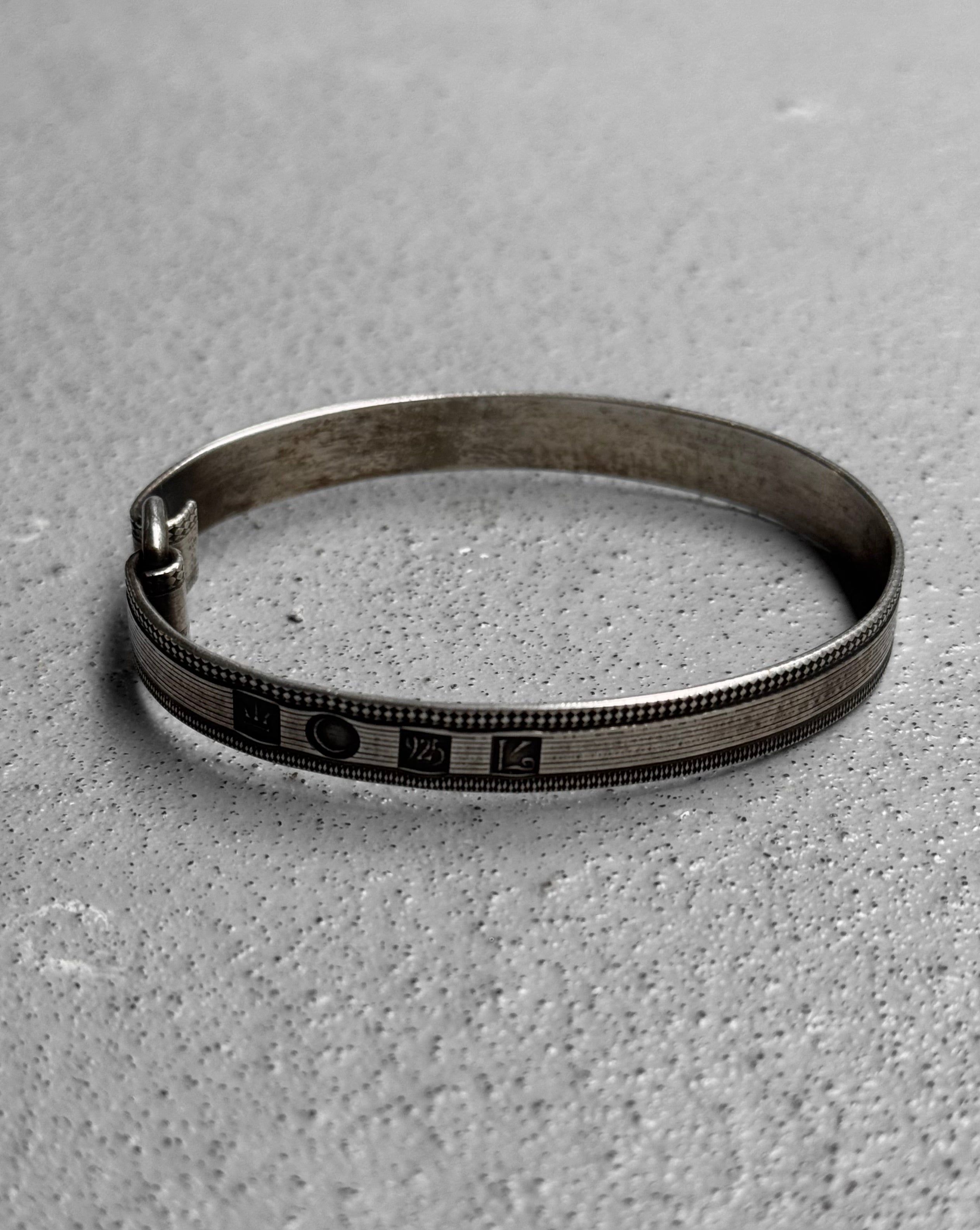アクセサリー WERKSTATT:MUNCHEN band bracelet stamped band bracelet stamped