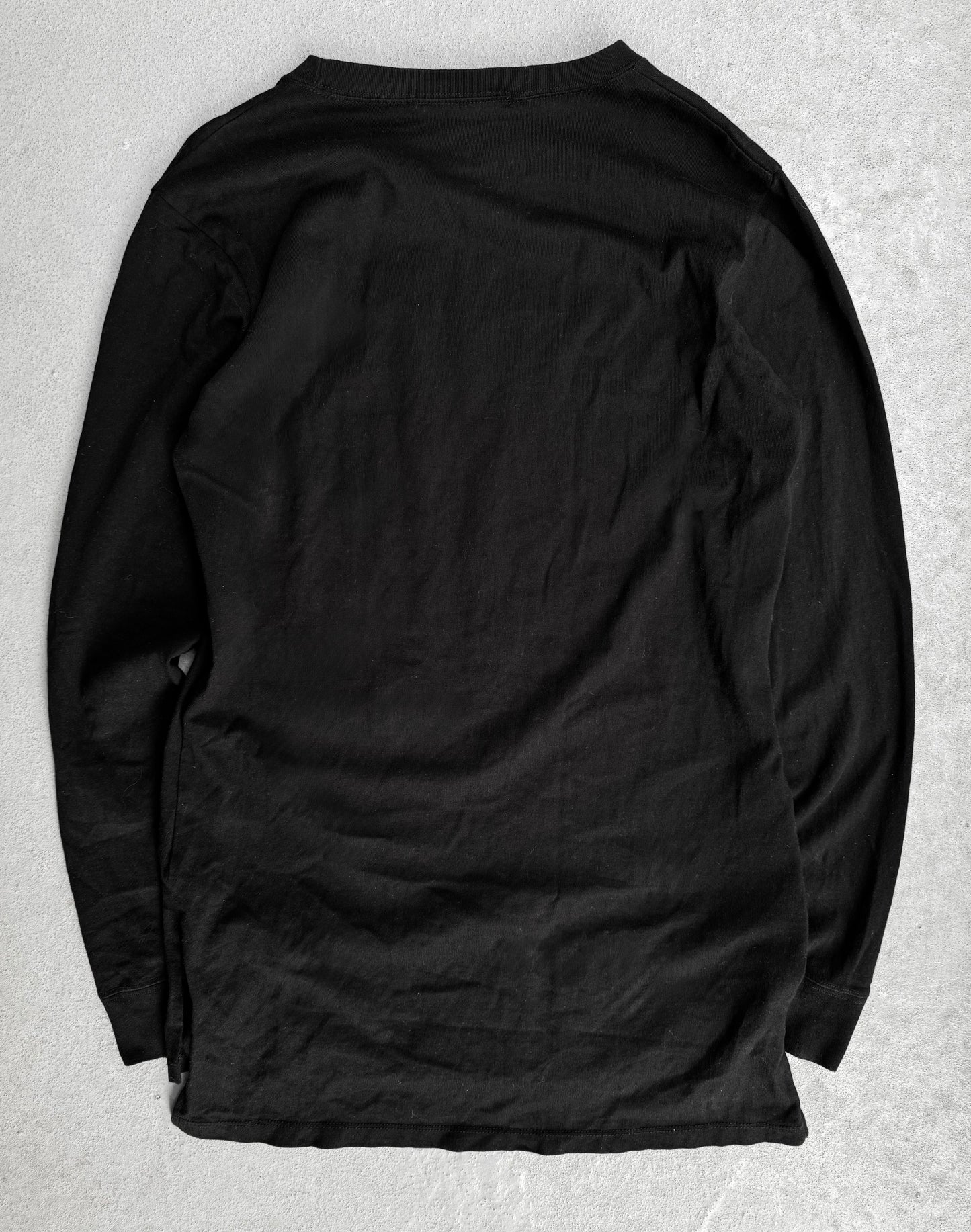 GOSTAR DE FUGA Early 00s ‘Birth’ Slogan Printed Long-sleeves