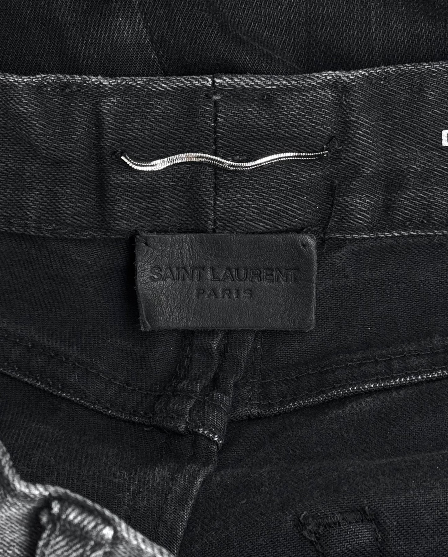 Saint Laurent Paris AW12 ‘D02’ Washed Grey Skinny Denim