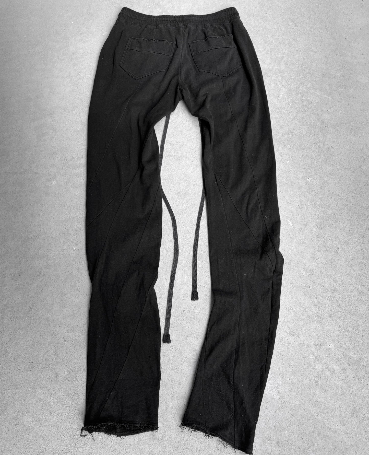 MA_Julius SS10 Raw Hem Cotton Spiral Cut Sweatpants