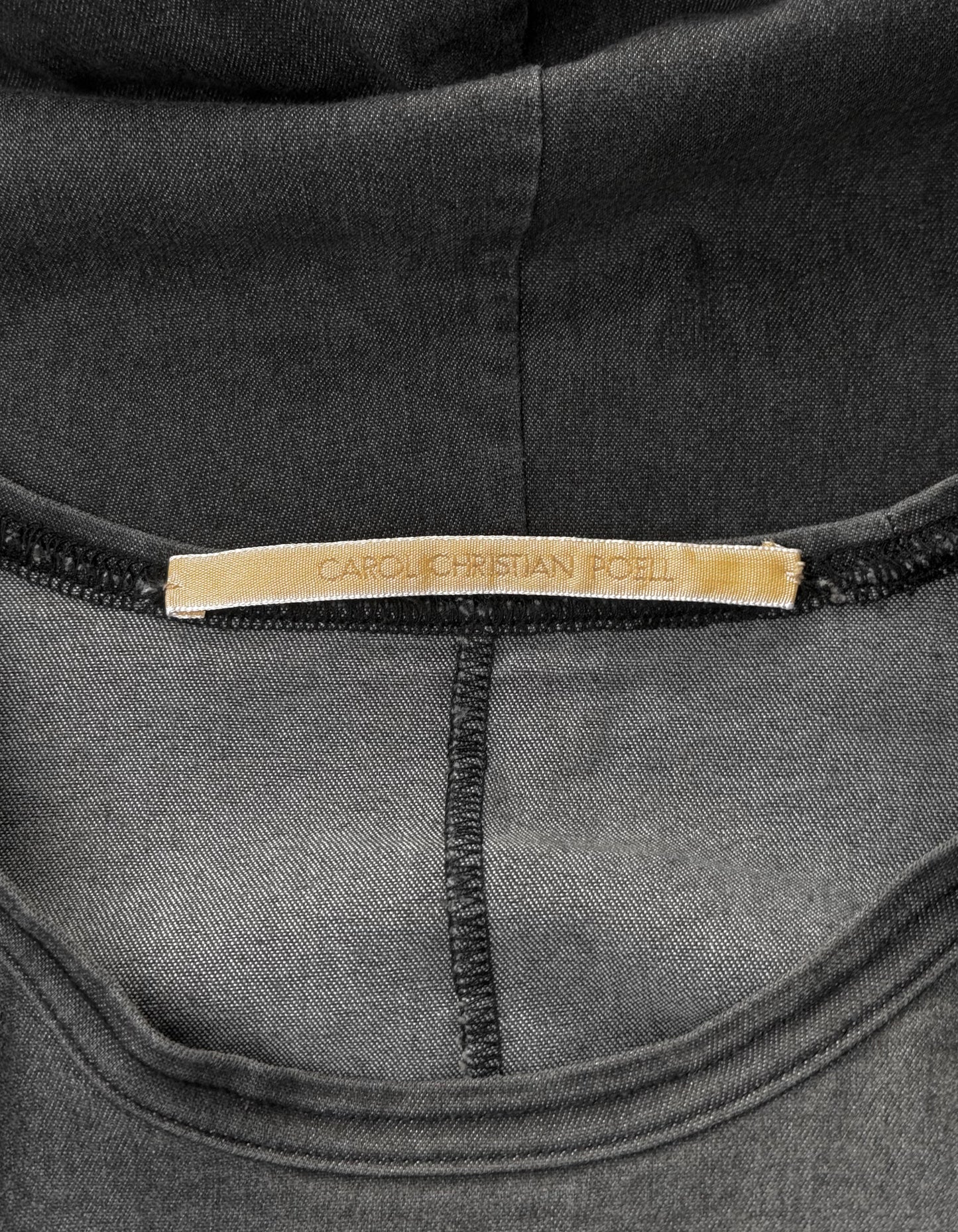 Carol Christian Poell SS01 'P01/0080' Acid Washed Crewneck Long-sleeves