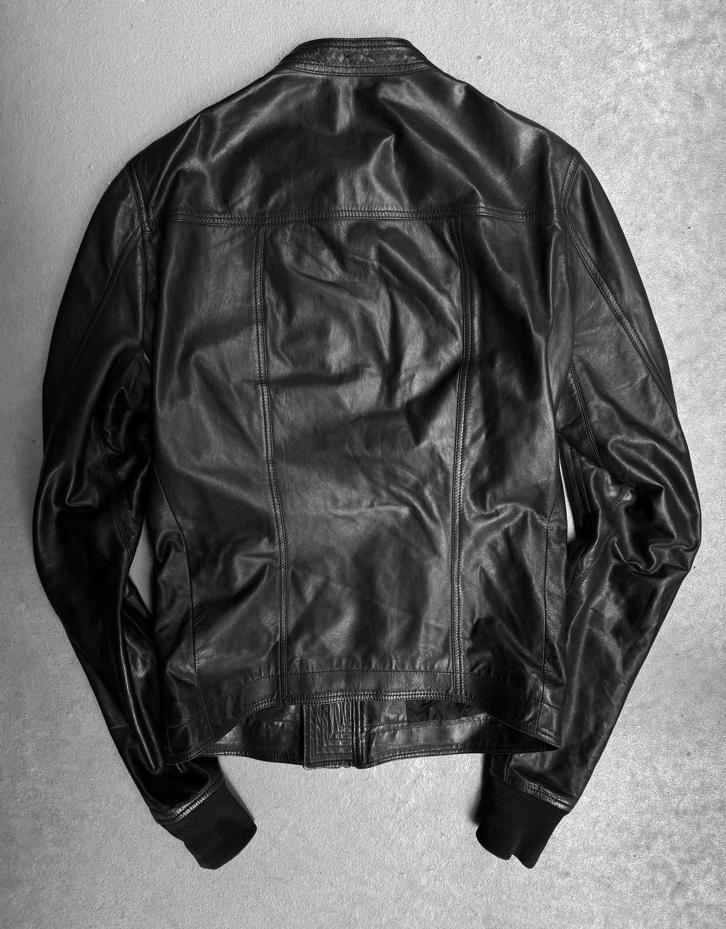 Rick Owens SS15 “FAUN” Calfskin Leather Sternberg Rider Jacket