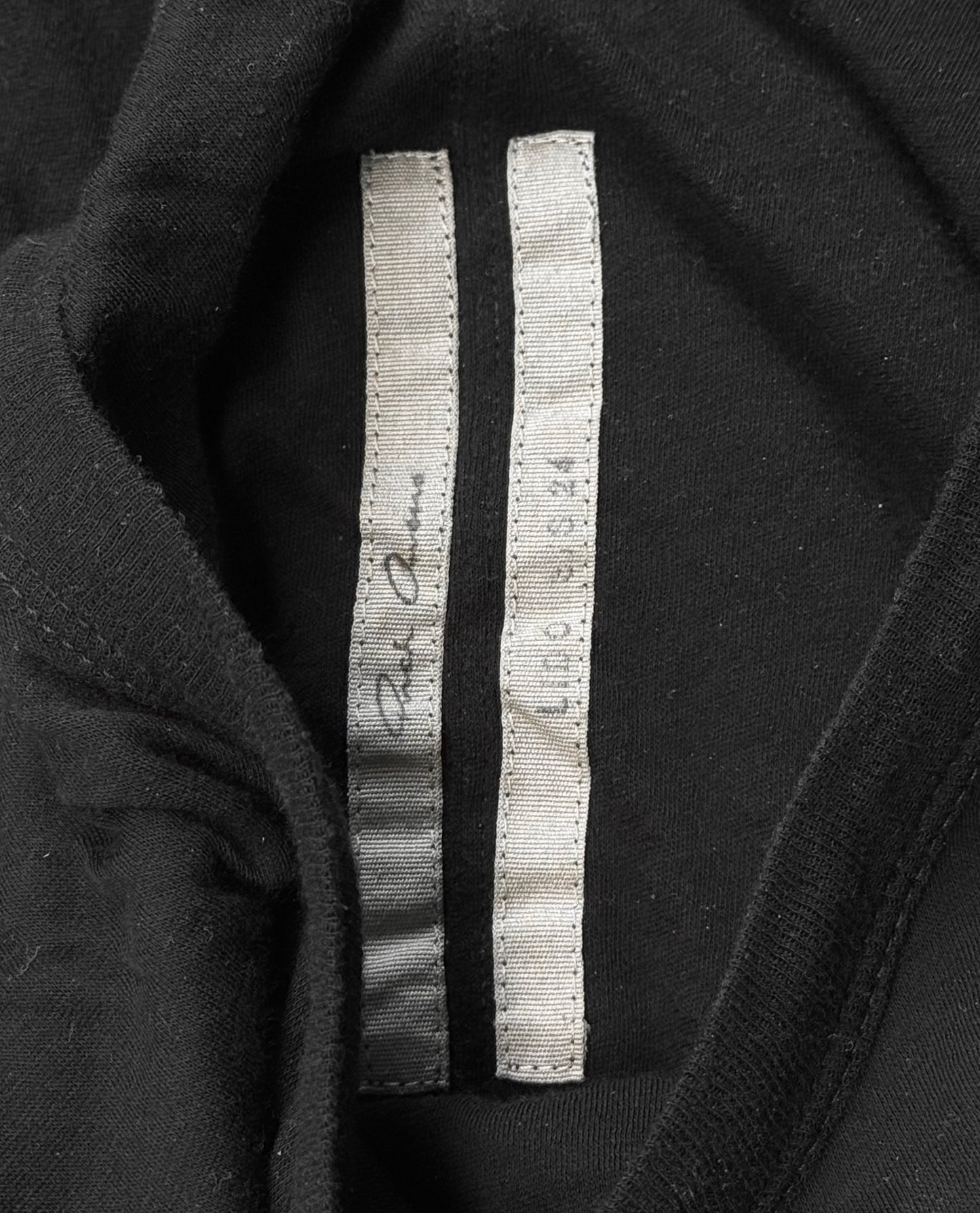 Rick Owens SS24 “LIDO” Black Double-layered T-shirt