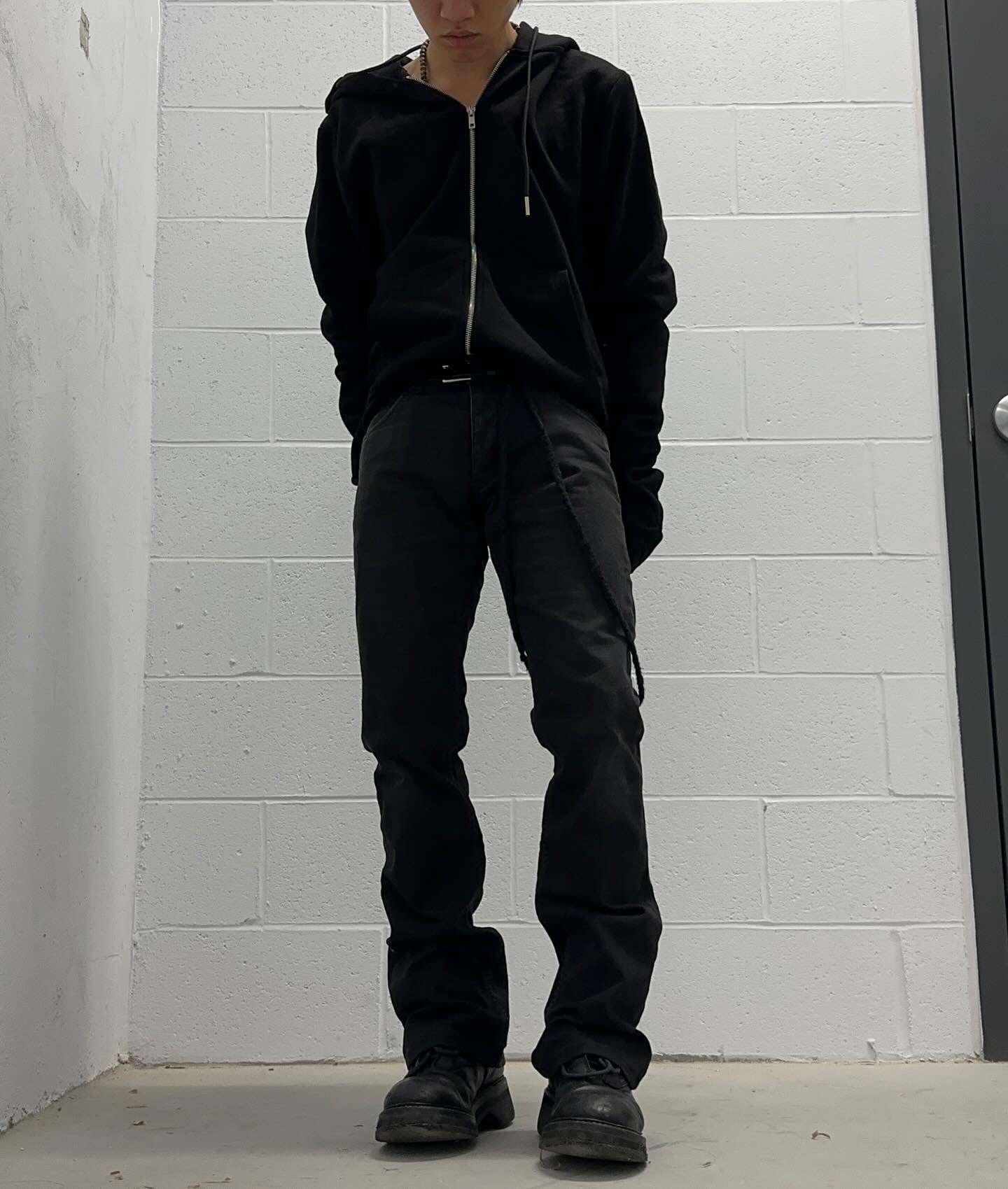 Isamu Katayama “BACKLASH” AW12 Lizzard Patch Bootcut Denim