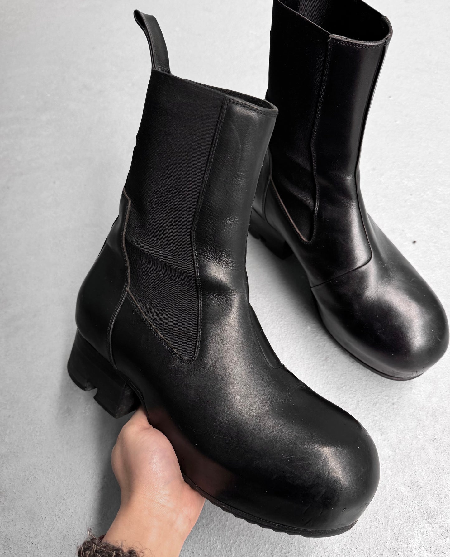 Rick Owens AW20 “PERFORMA” Ballast Beetle Platform Boots