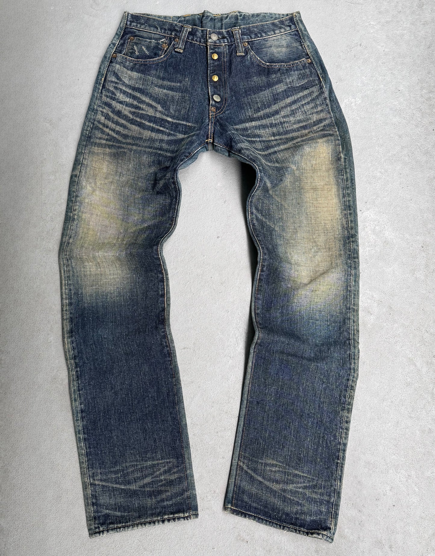 MiharaYasuhiro x SUGAR CANE Early 00s Bootcut Selvedge Denim