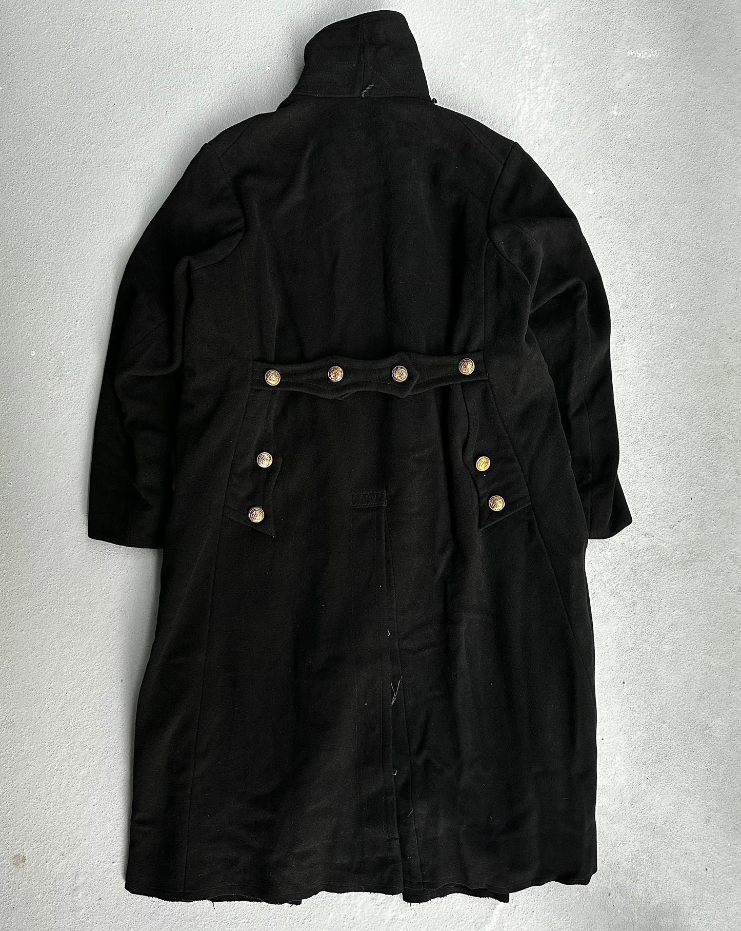 Vintage 1940s Imperial Japanese WW2 Reversible Naval Wool Peacoat