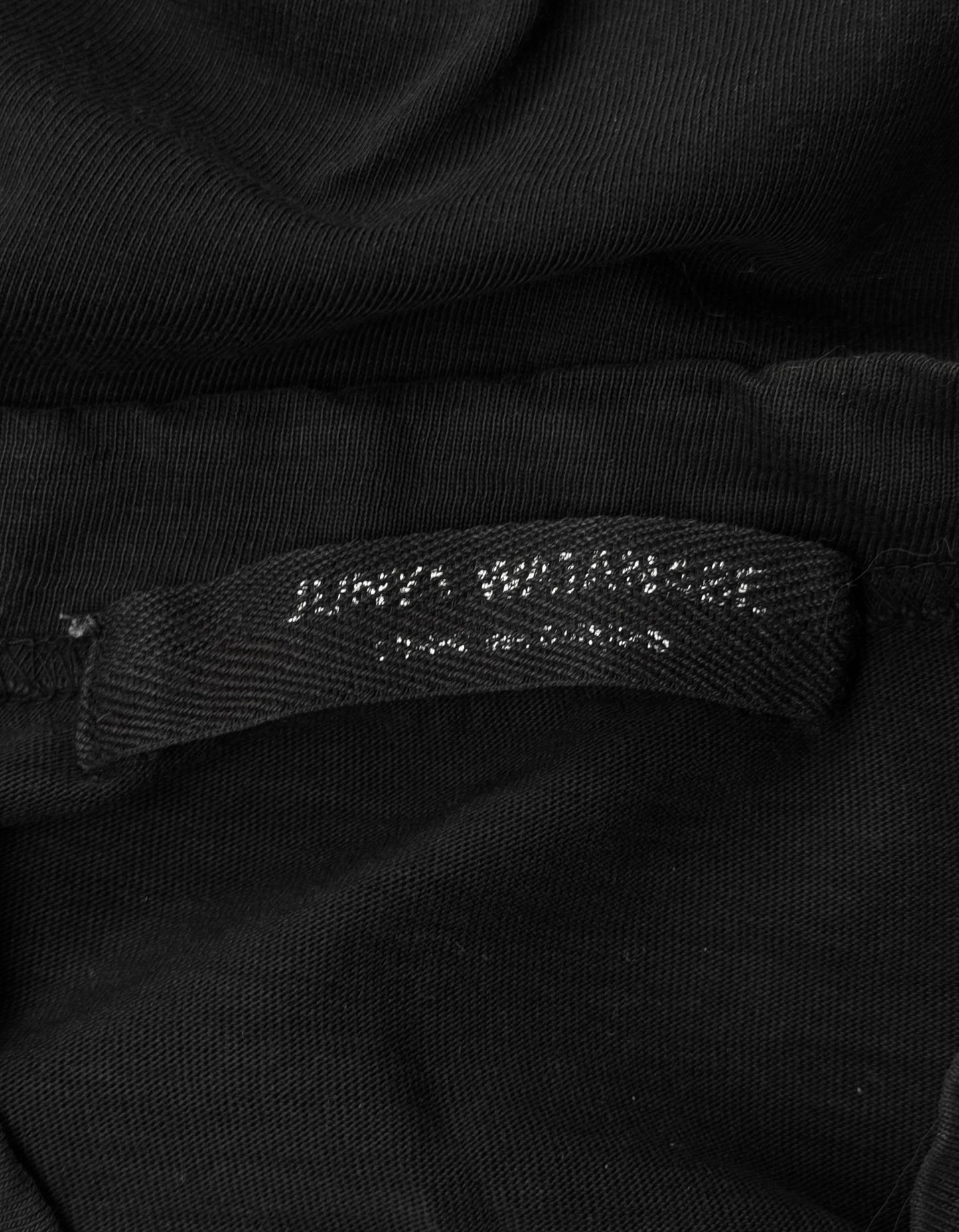 Junya Watanabe Early 00s Washed Black Crewneck T-shirt