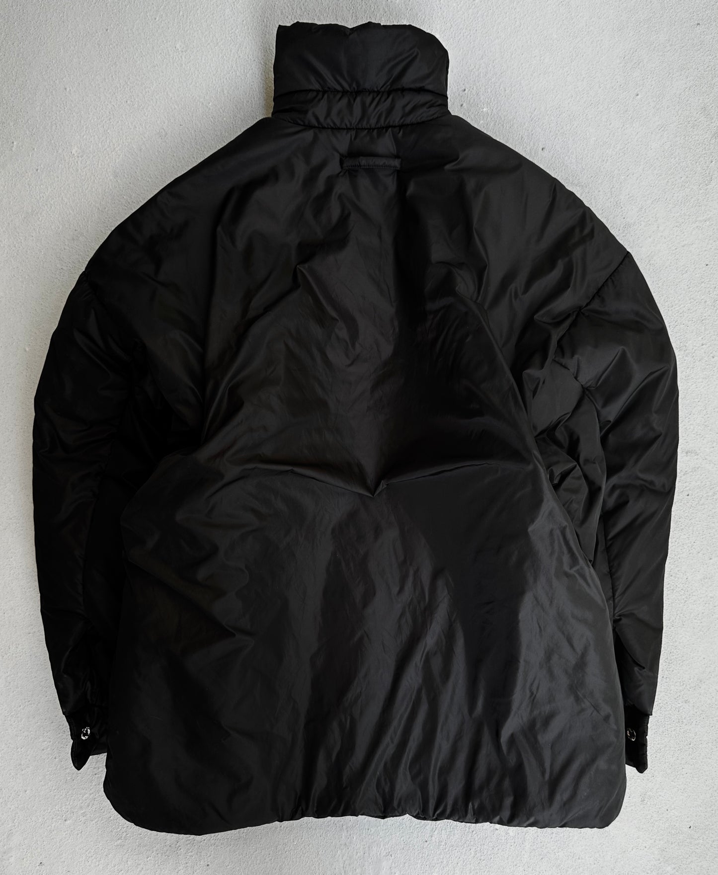 PRADA AW21 Pocket Logo Down Puffer Shirt