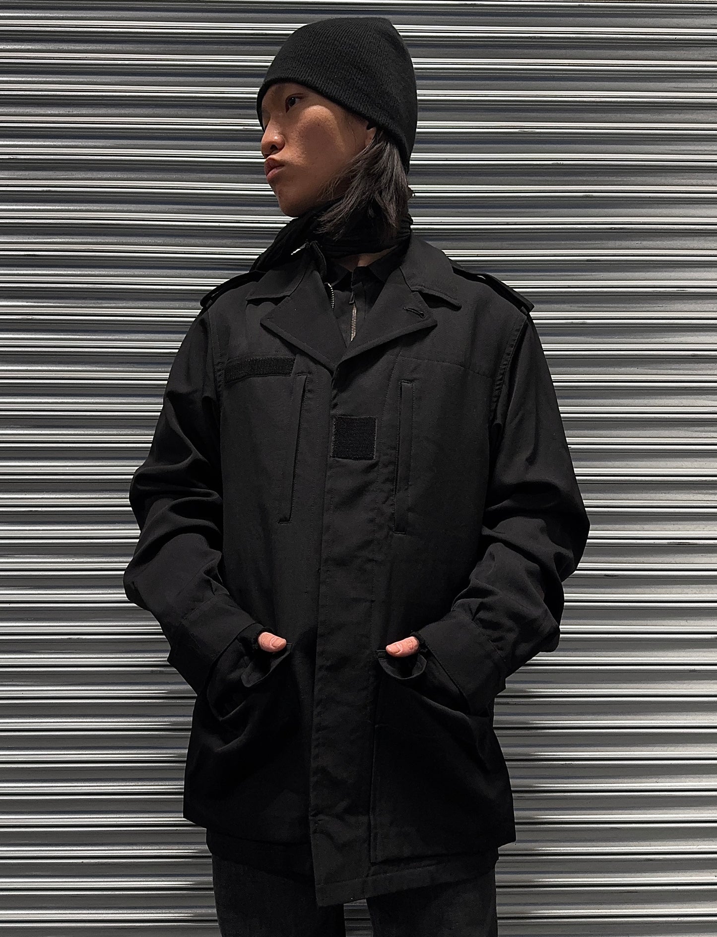 Yohji Yamamoto POUR HOMME AW16 Wool Military Button-up Jacket