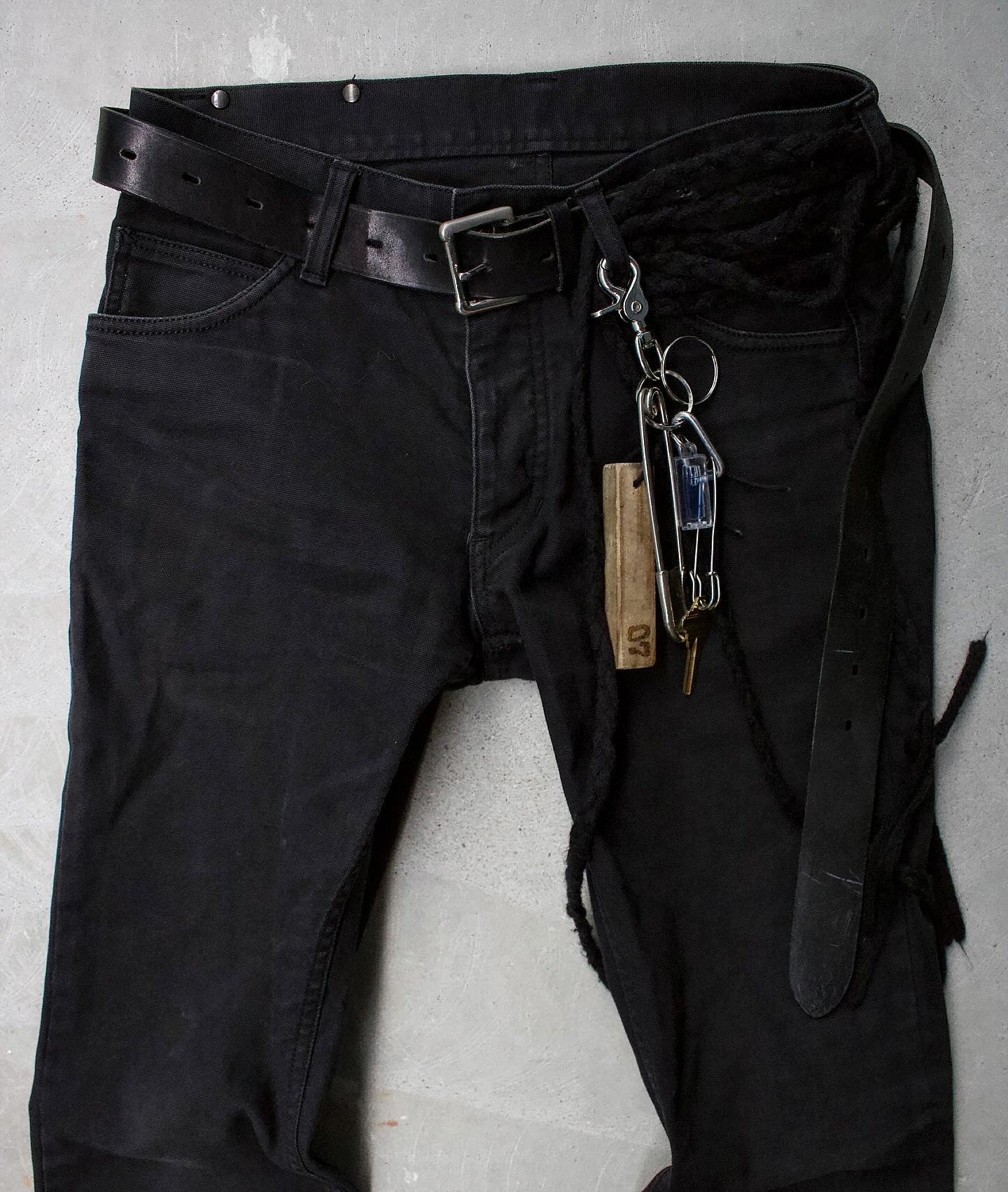 Isamu Katayama “BACKLASH” AW12 Lizzard Patch Bootcut Denim