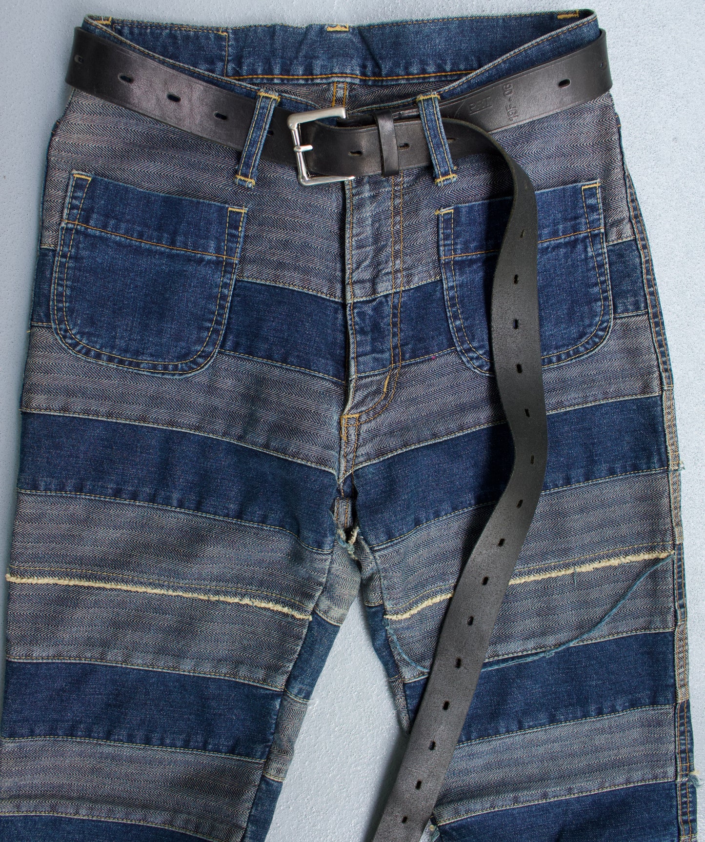 Hysteric Glamour Early 00s ‘Kinky’ Blue Hagi Flare Denim