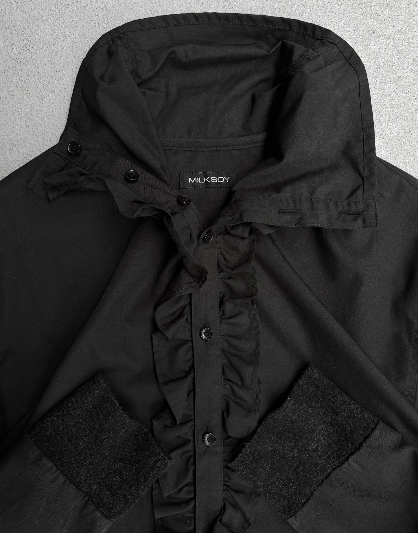 MILKBOY Early 00s Ruffle Details Button-up Shirt