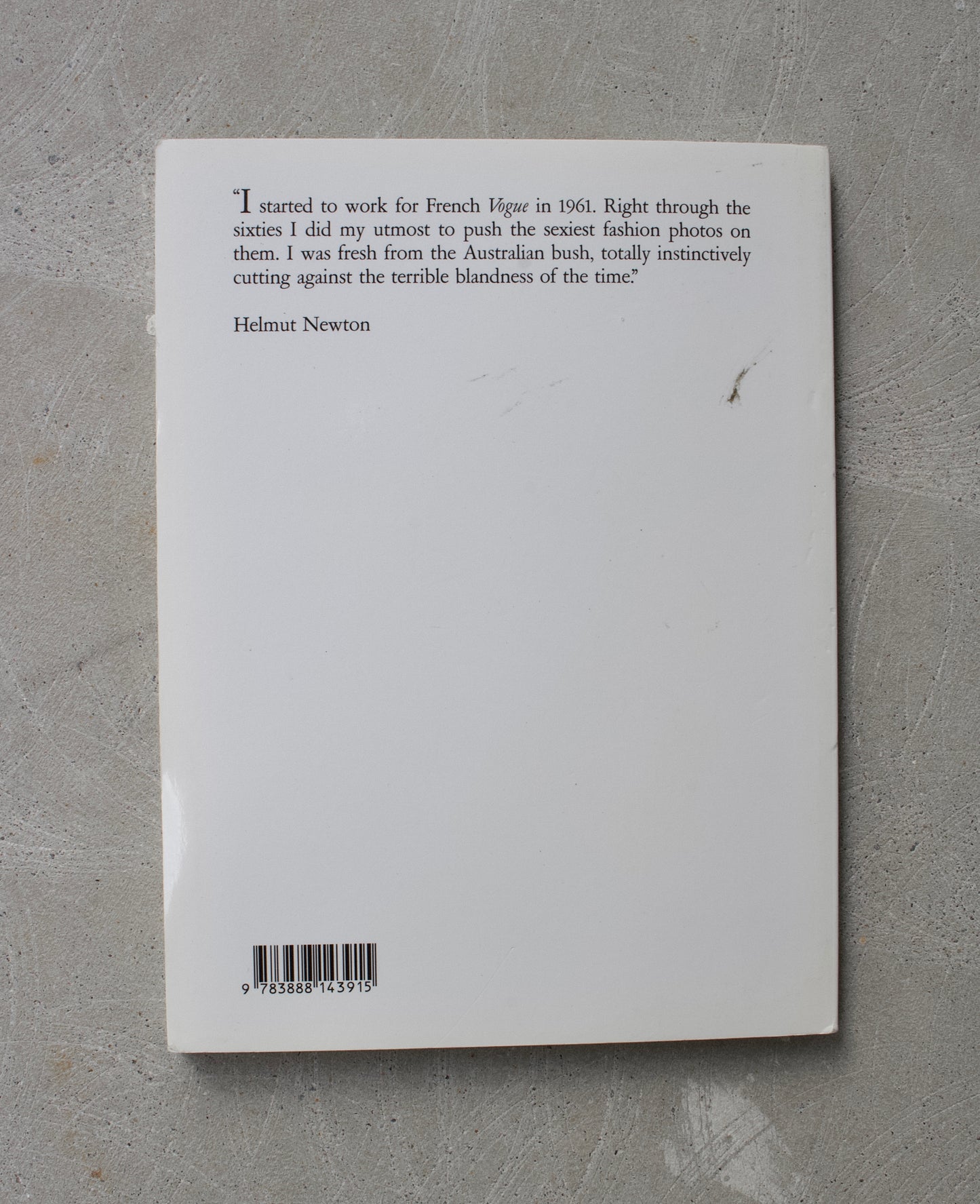 Helmut Newton: Private Property (Schirmer’s Visual Library)