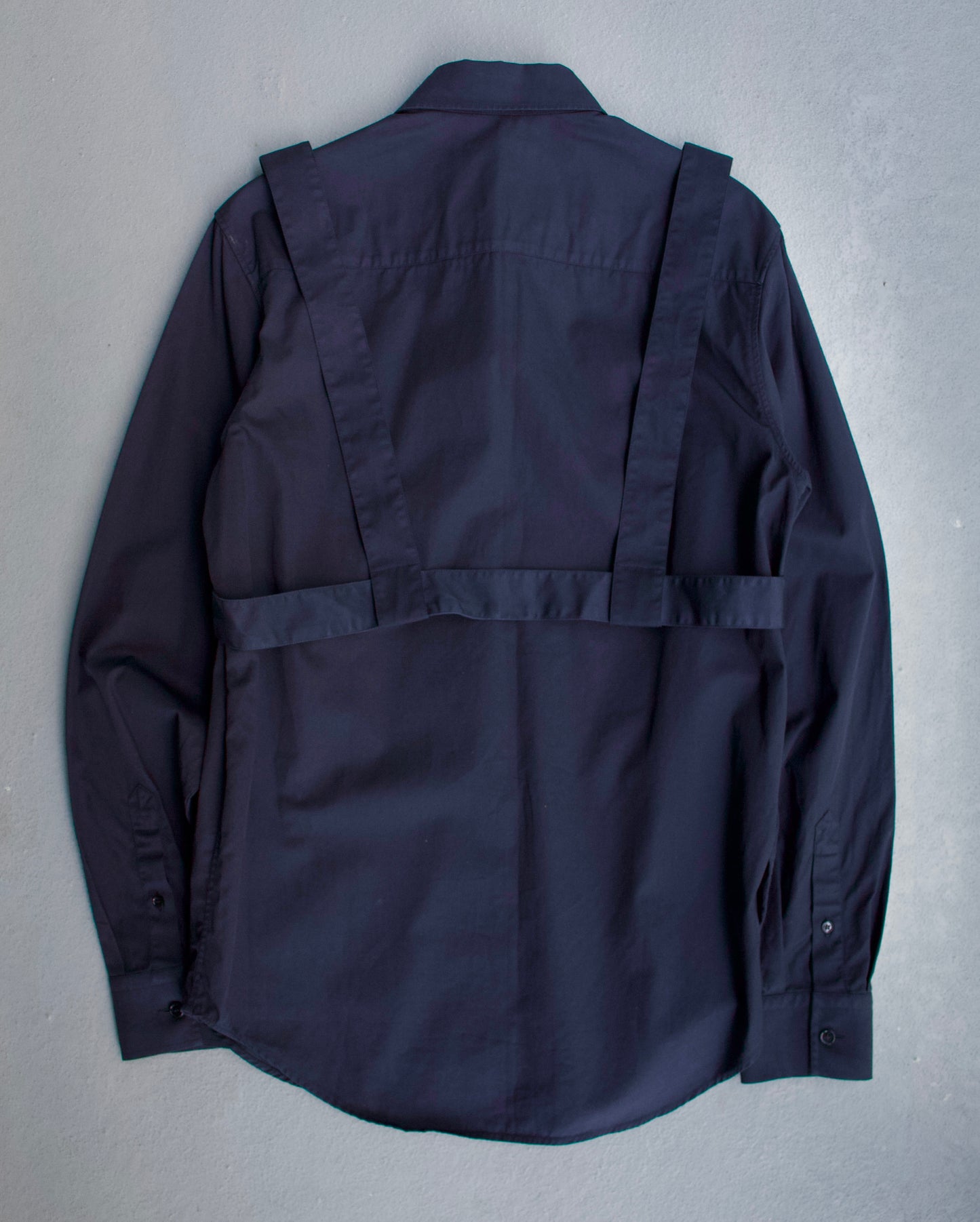 Helmut Lang 00s ‘Bondage’ Buckle Harness Dress Shirt