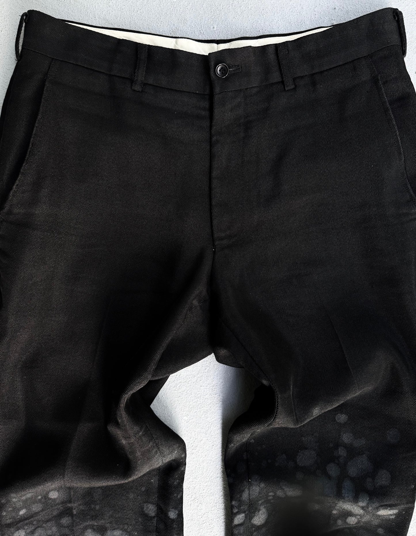*SAMPLE* COMME des GARÇONS HOMME PLUS AW23 Paint Spattered Bootcut Trousers