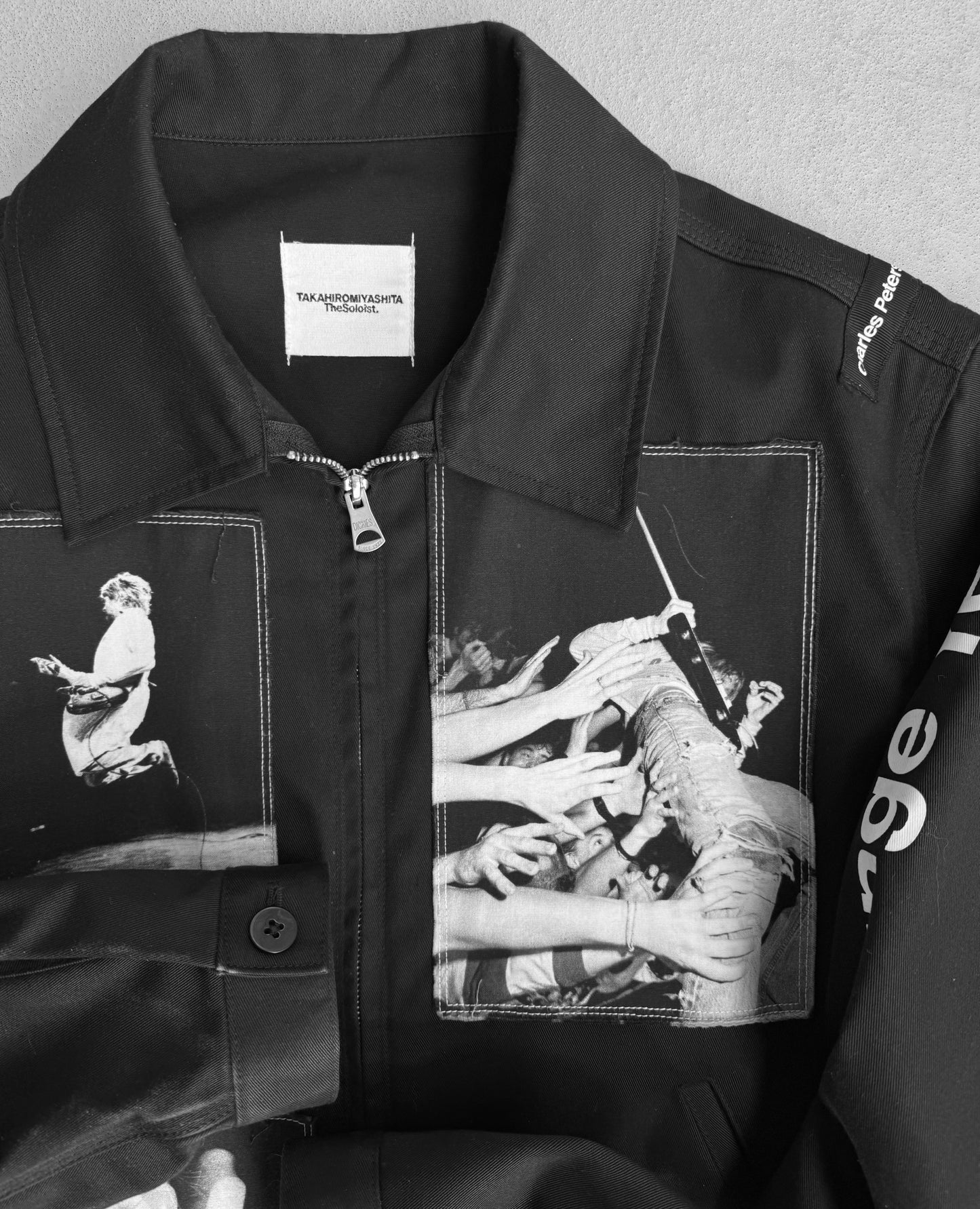 Close-up Takahiromiyashita TheSoloist Dickies SS19 Nirvana Kurt Cobain Courtney Love photo Jacket