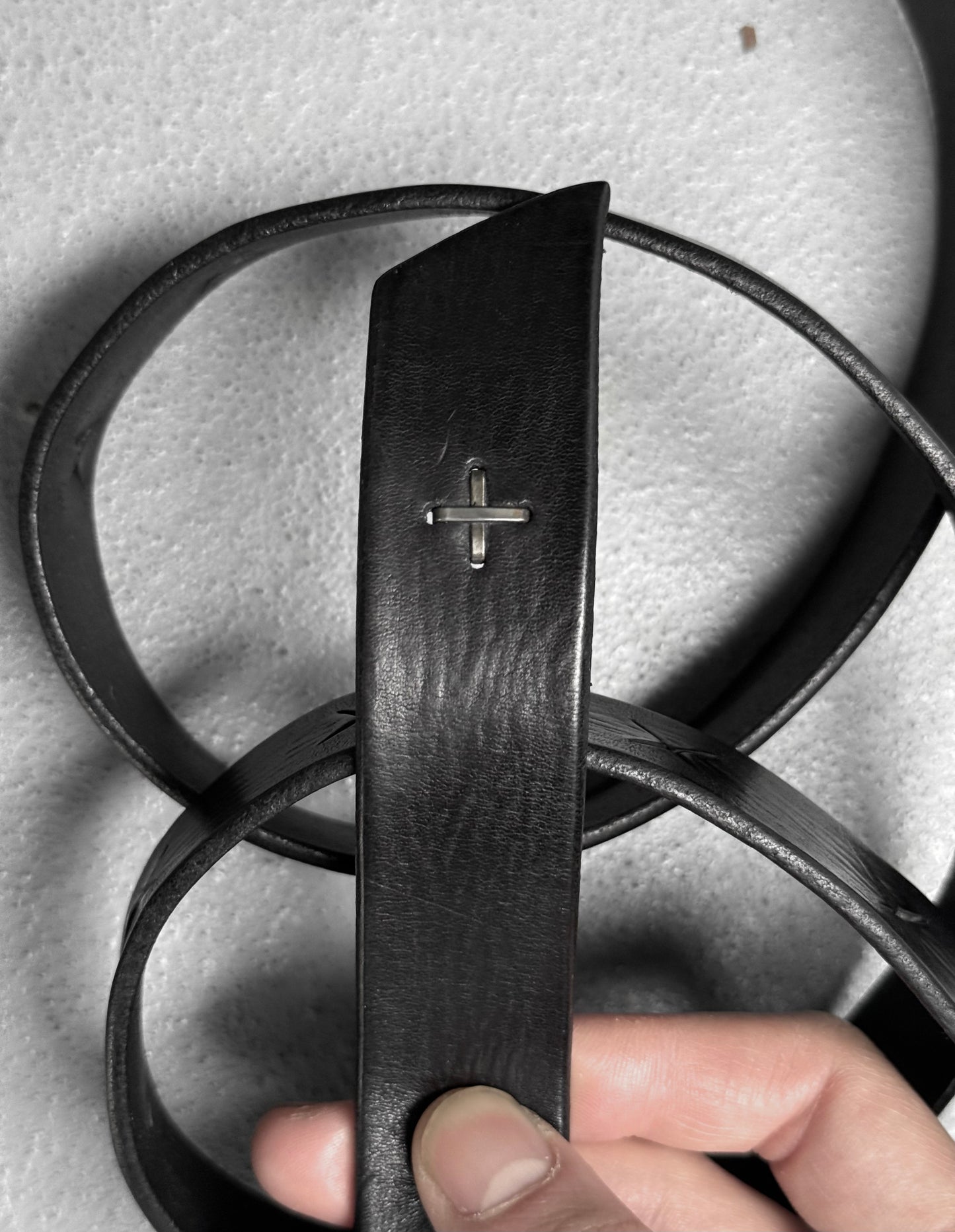 m.a+ by Maurizio Amadei 'EA2C' GR 3.0 Wishbone Leather Belt