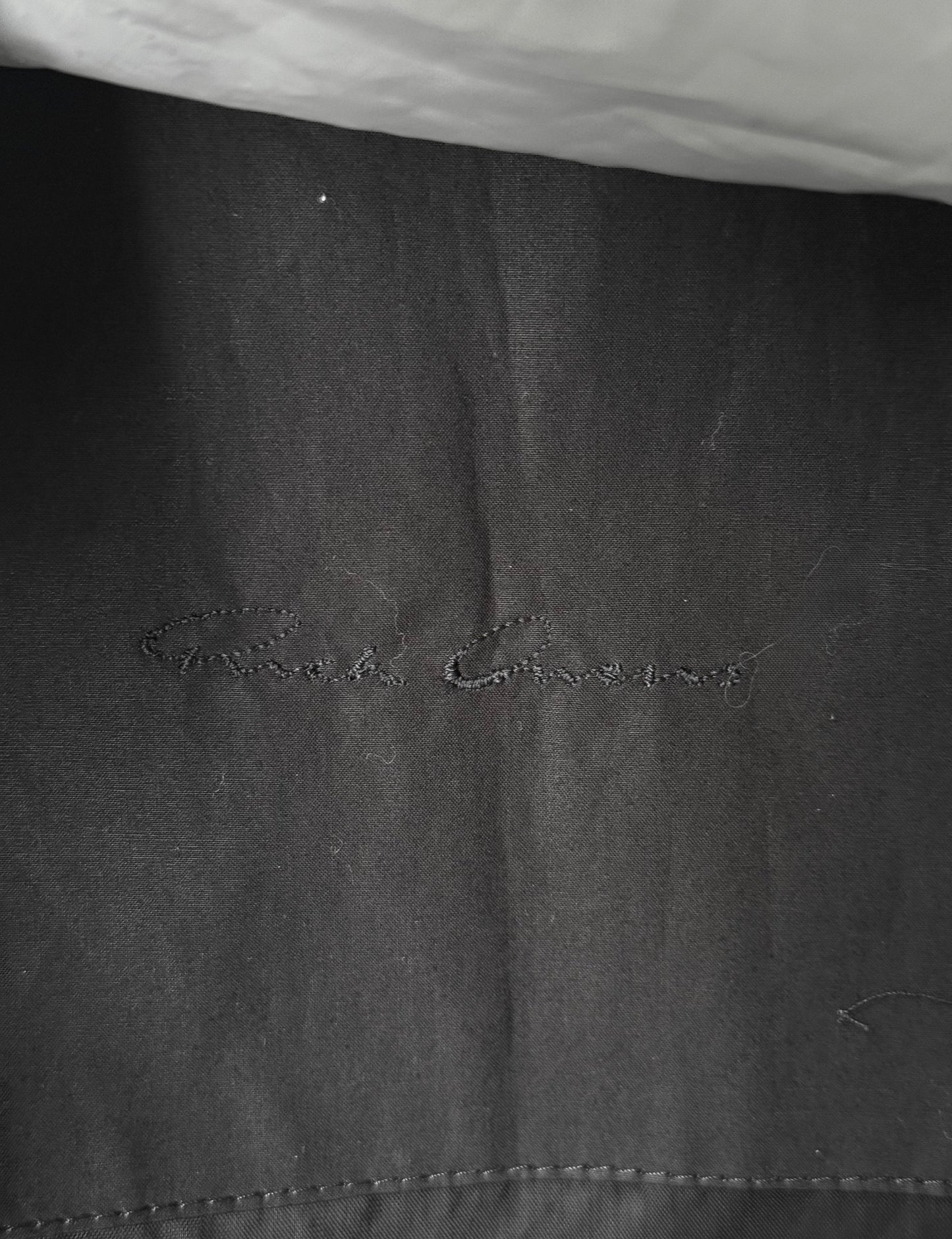 Rick Owens SS13 "ISLAND" PEARL Mollino Poly Zip-Up Jacket detail | DRIEW GARMENTS