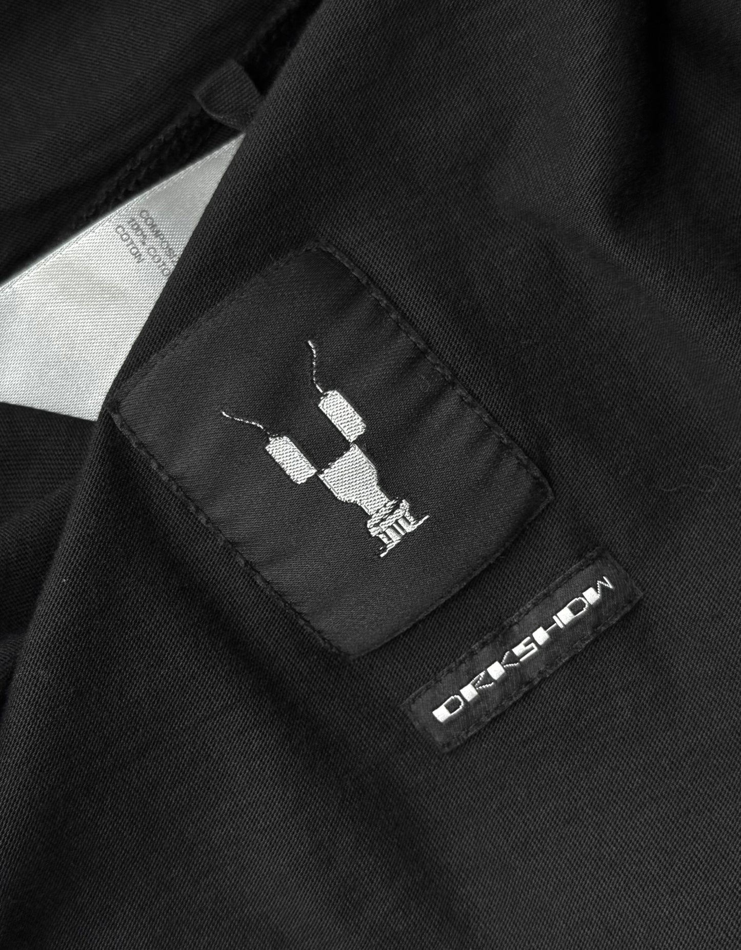 Rick Owens DRKSHDW SS19 "BABEL" Black Level Long-sleeves