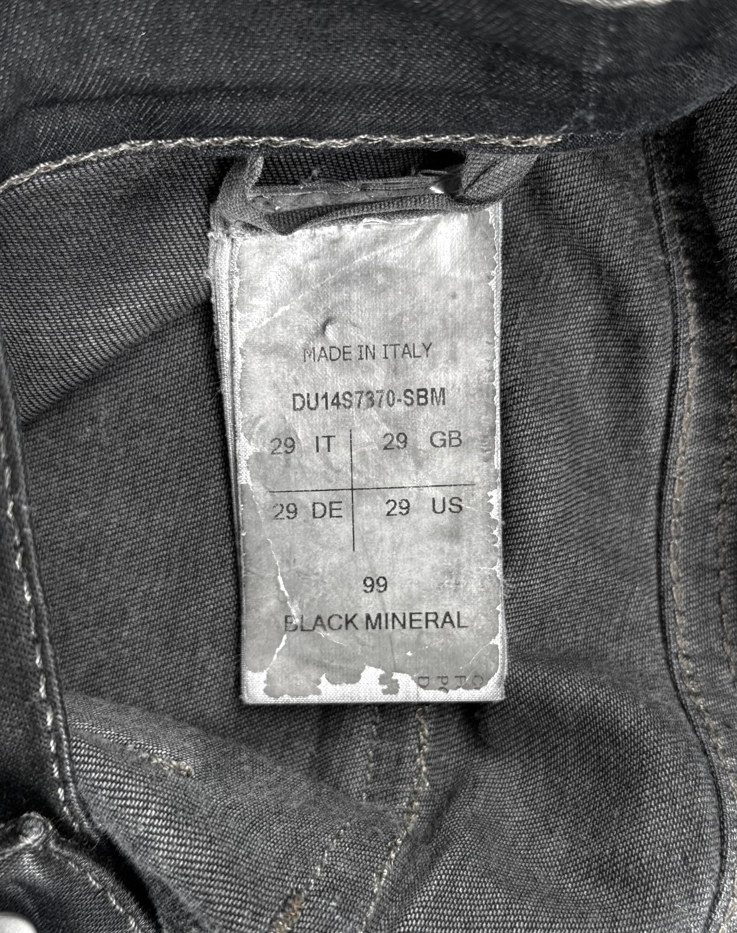 Rick Owens DRKSHDW SS14 “VICIOUS” Waxed Memphis Pants