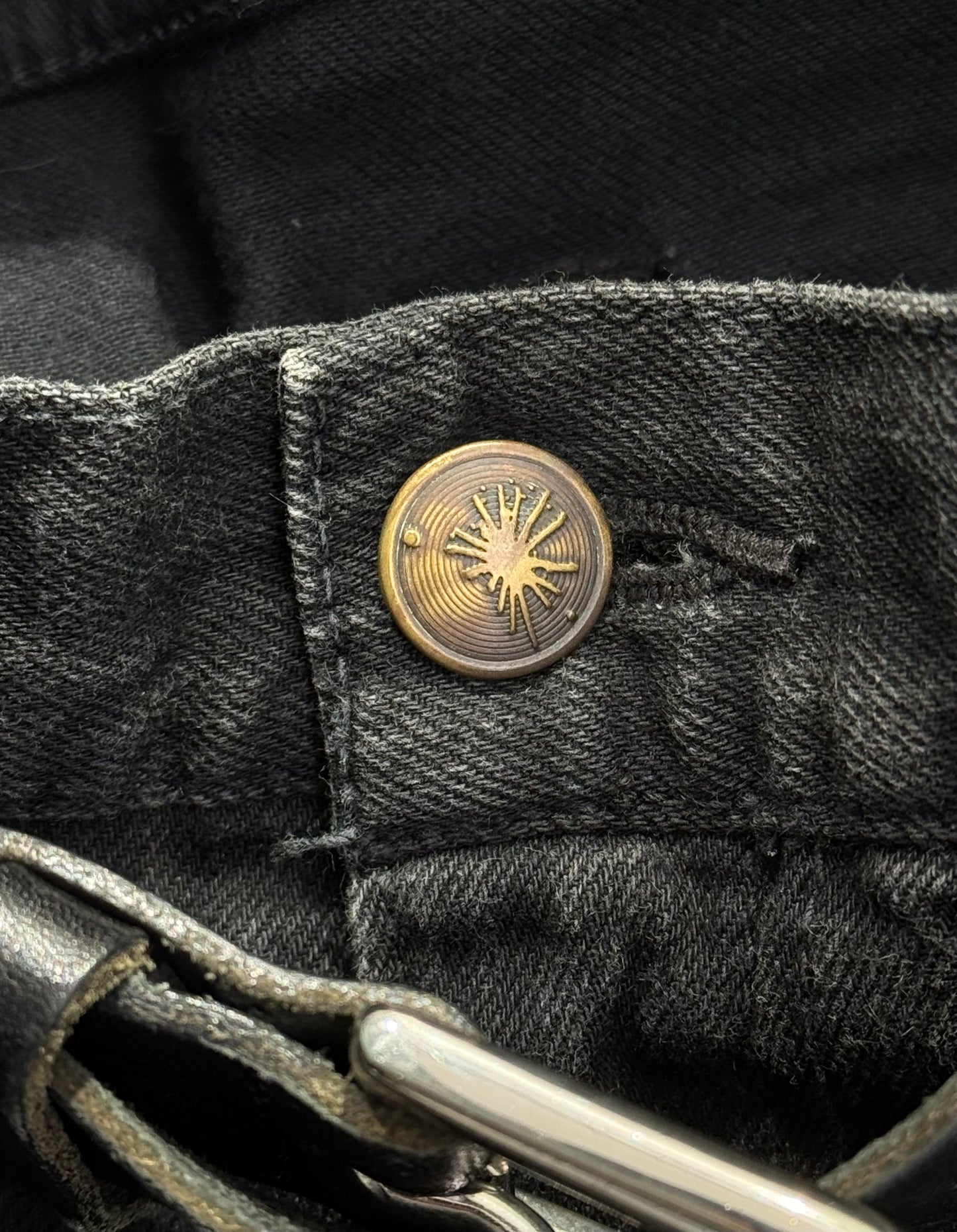 MiharaYasuhiro SS10 Double Pockets Cropped Grey Denim