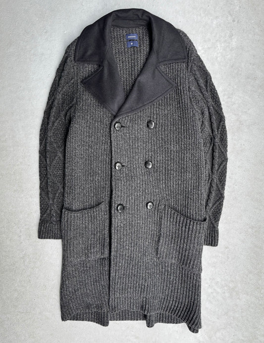 MiharaYasuhiro AW14 Heavy Cable-Knit Cashmere Coat