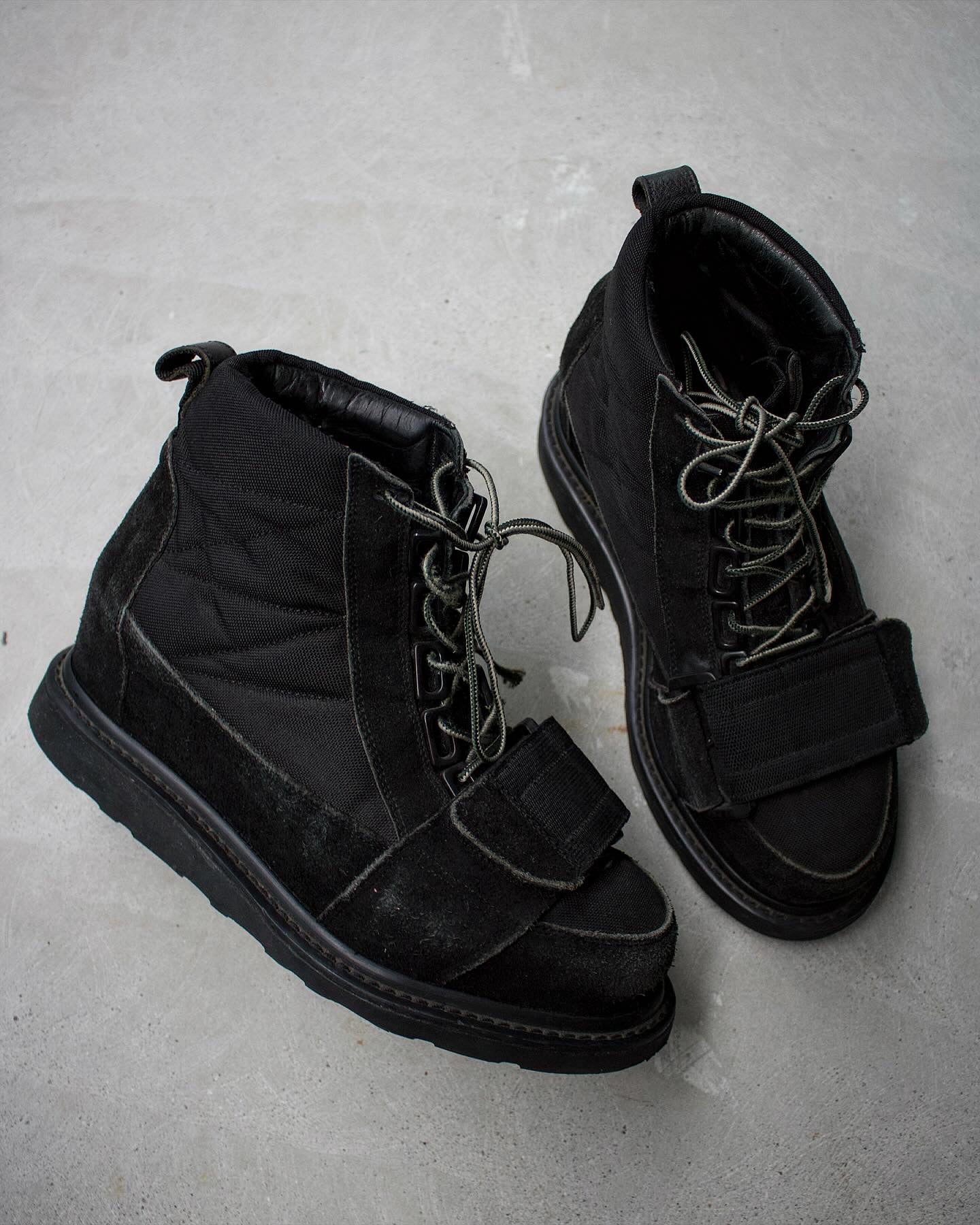 MiharaYasuhiro x STUDIO SEVEN AW15 Trek Platform Leather Boots