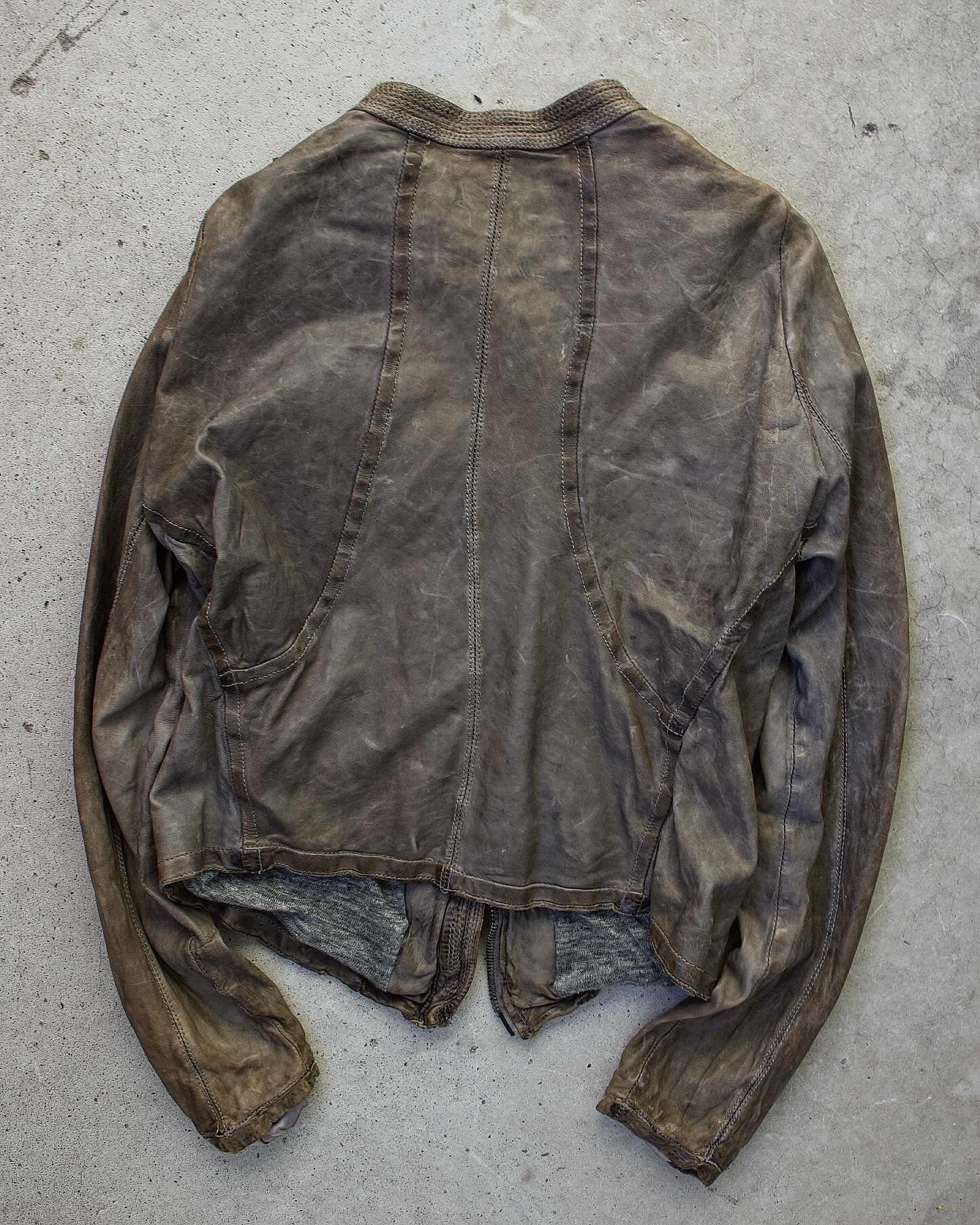 Giorgio Brato 00s Vegetable Tanned Sheep Leather Jacket