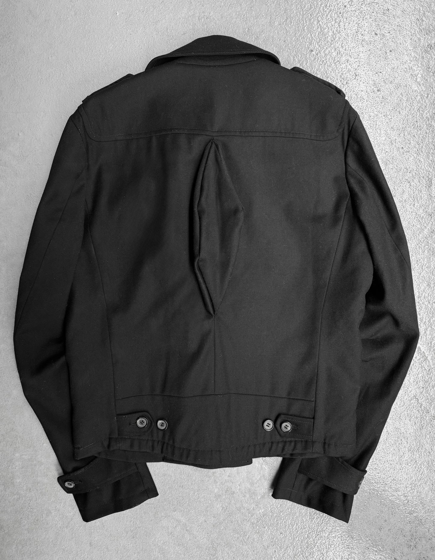 MiharaYasuhiro AW07 Wool Double-breasted Military Short Coat
