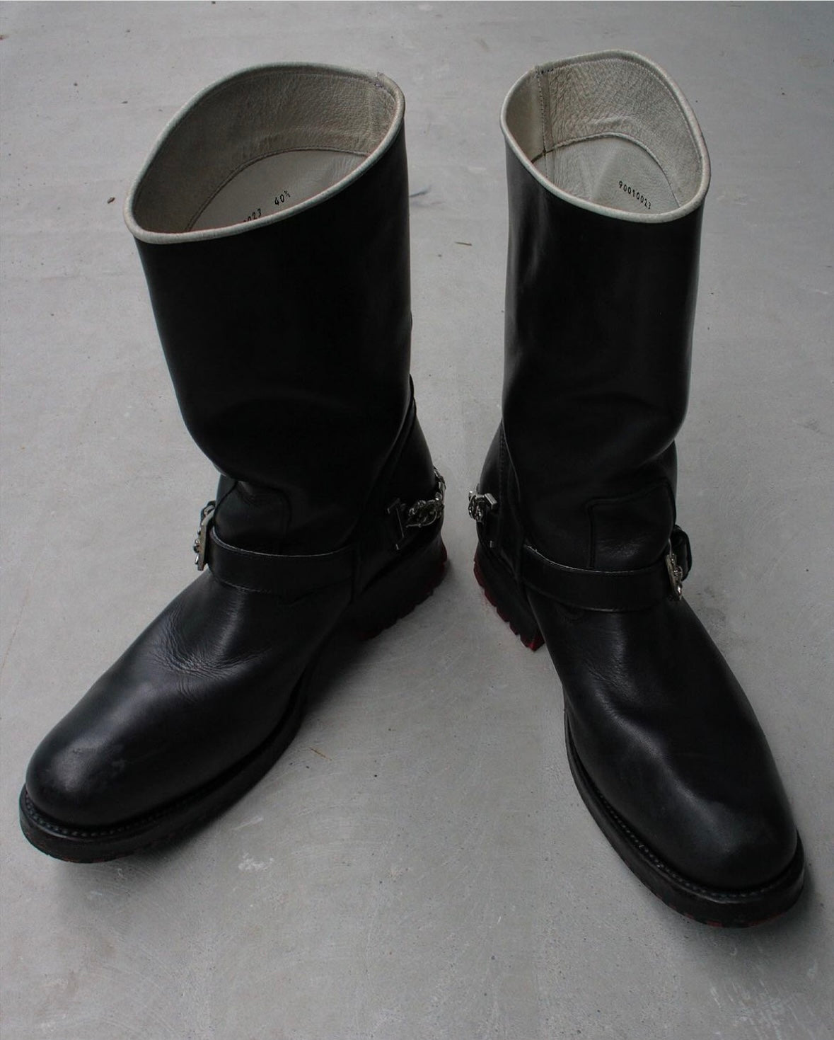 Hiromu Katahara ROEN Early 00s Cuban Chain Cowboy Boots