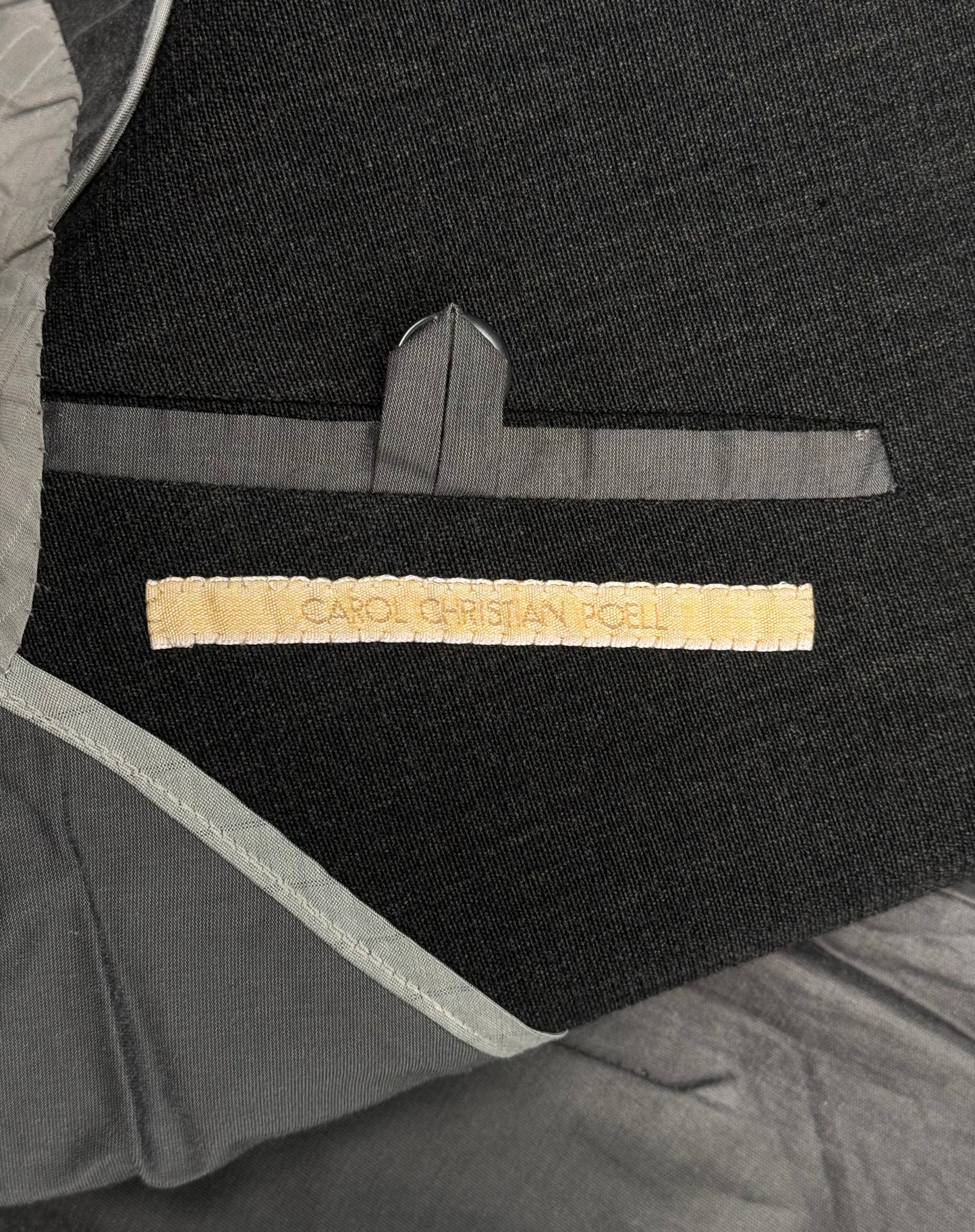 Carol Christian Poell 2008 ‘TEER-GM/2320/9’ Padded Wool Blazer