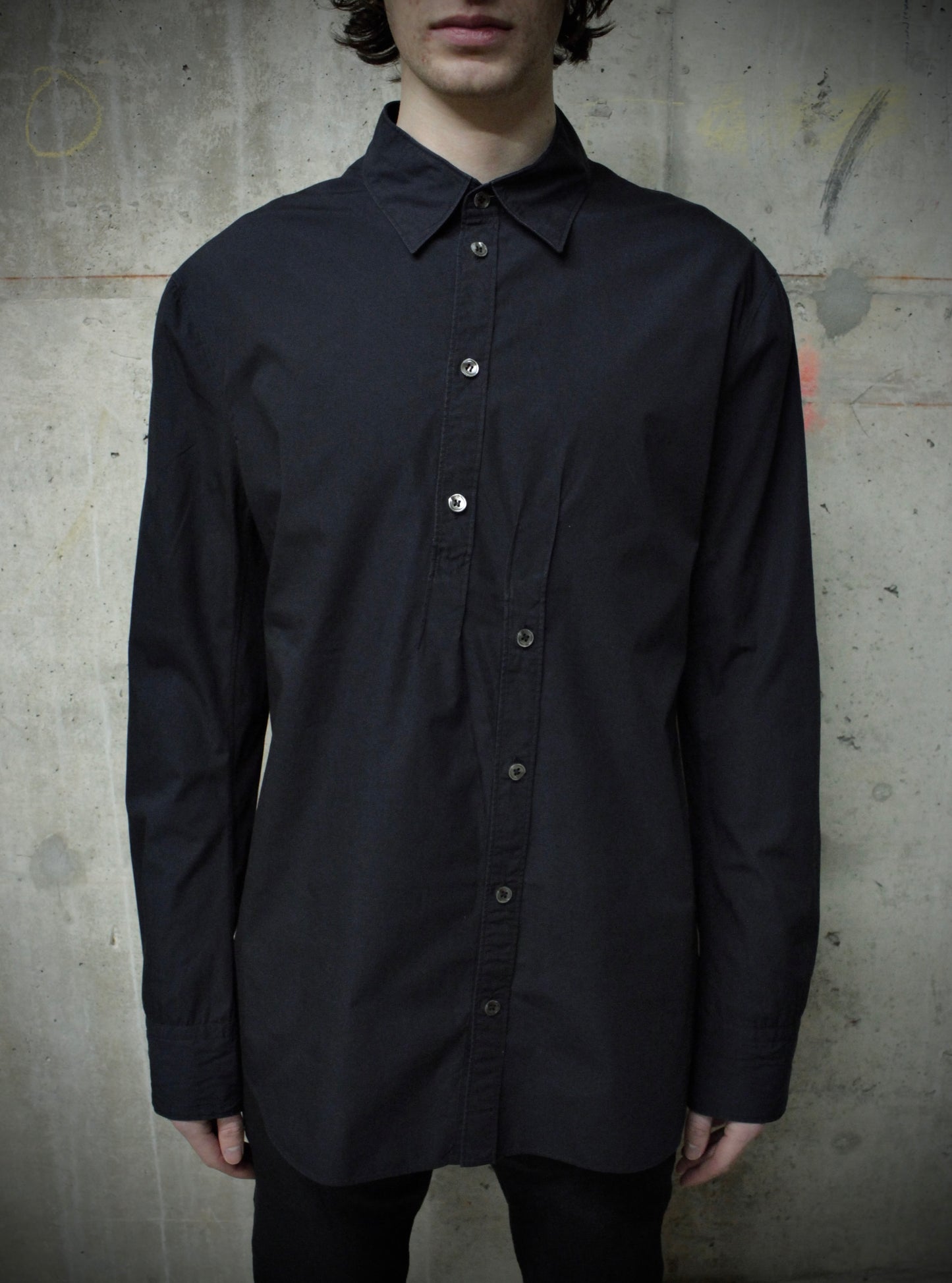 Carol Christian Poell 2010 'CM/2612-IN THSHWH/11' Dead-End Button-Up Shirt detail | DRIEW GARMENTS