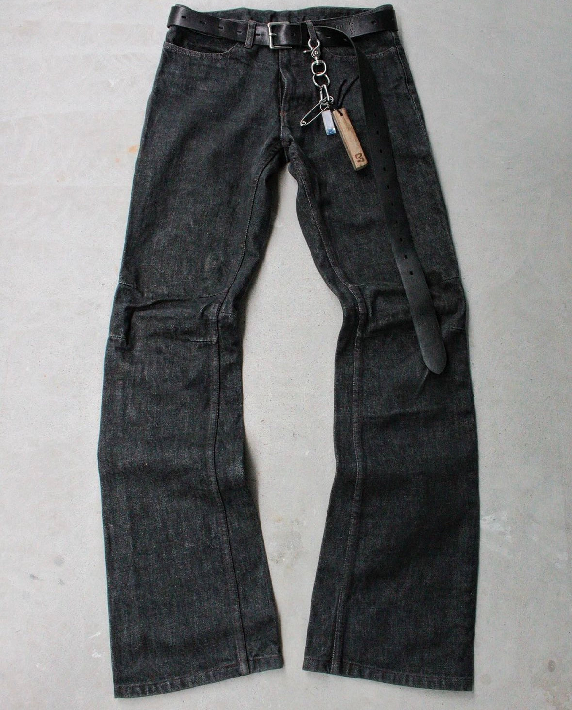 RipVanWinkle Early 00s Grey Bootcut Denim