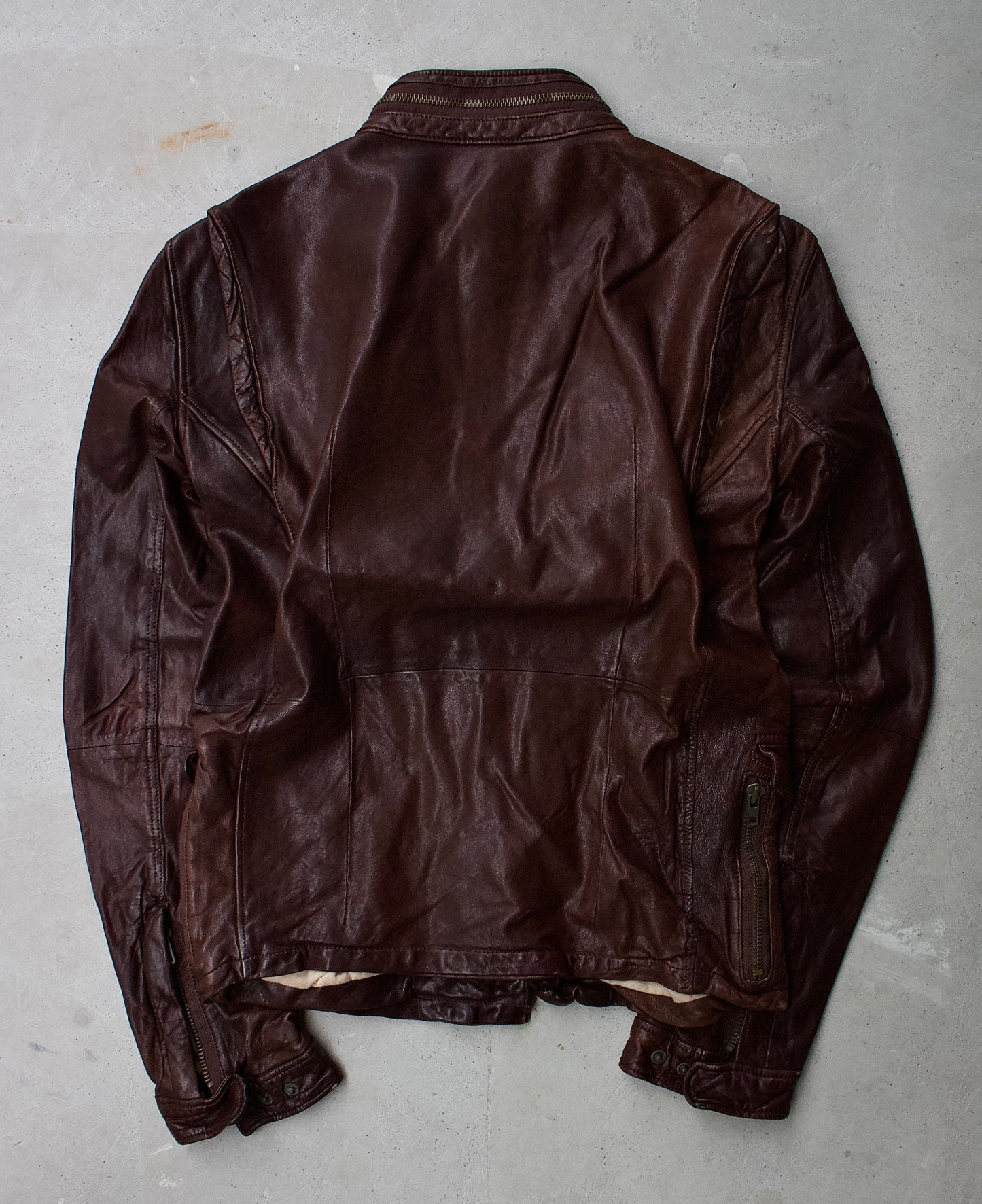 L.H.P AW09 Multi-pockets Sheepskin Leather Jacket