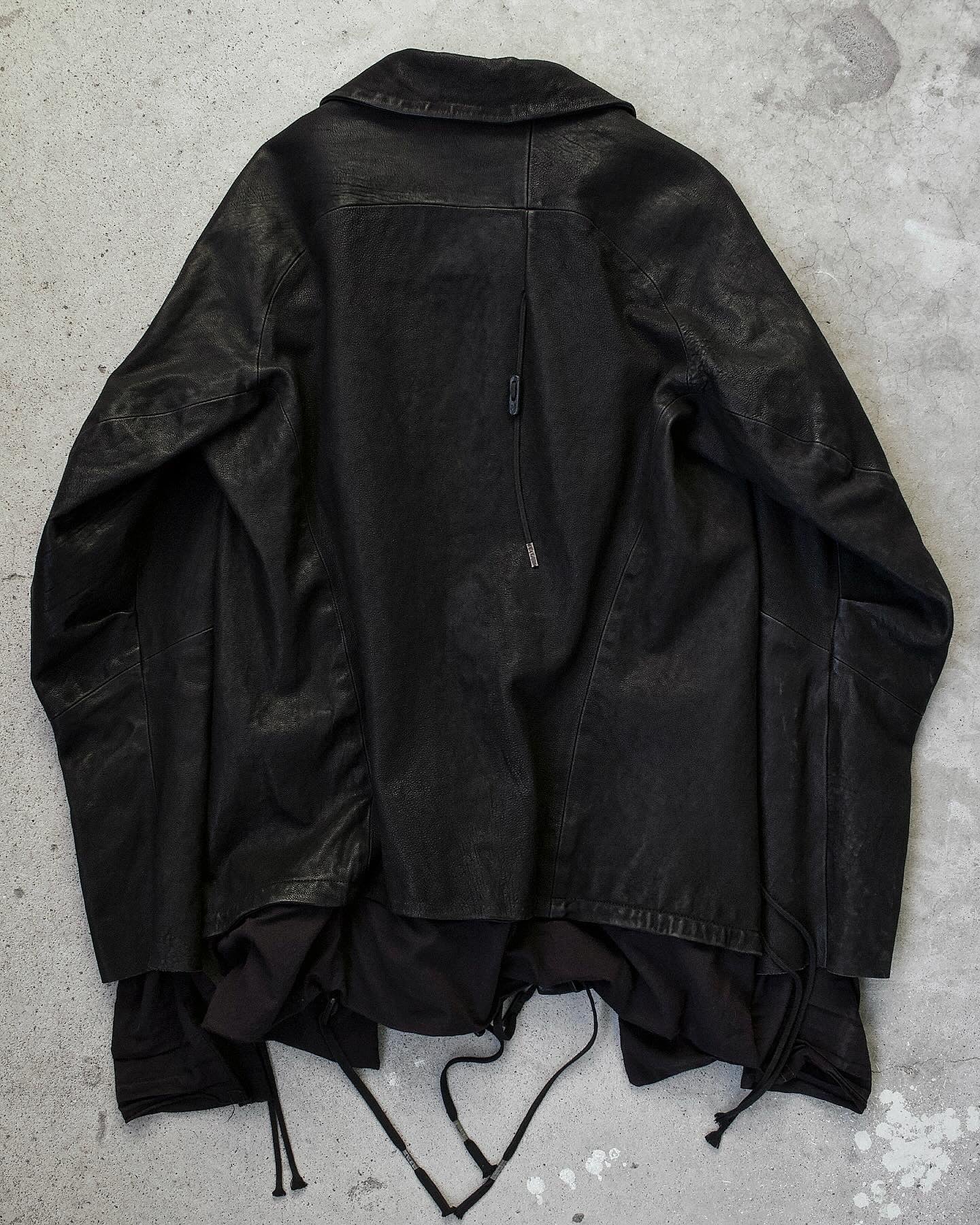 Boris Bidjan Saberi AW09-10 ‘JP2’ Waxed Perforated Lamb Leather Jacket