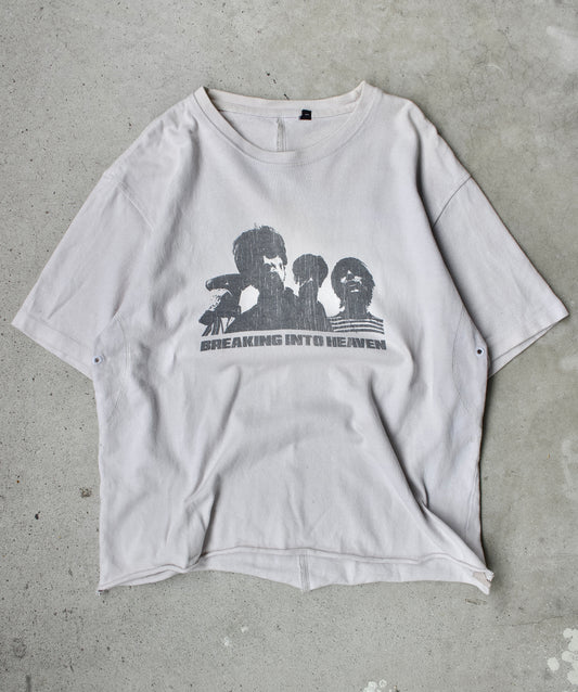 Midnight Studios AW17 “adored” ‘Breaking Into Heaven’ Graphic Cropped T-shirt