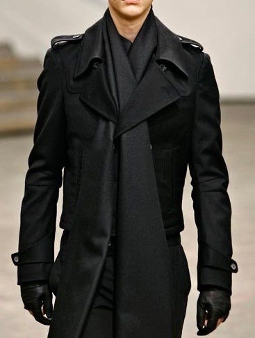 MiharaYasuhiro AW07 Wool Double-breasted Military Short Coat