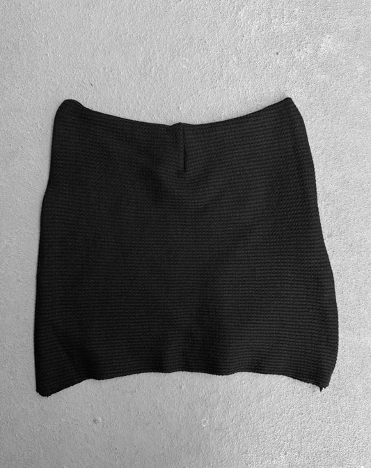 A brand new Maison Anonimo Cross-Dart Cotton-bamboo Hat by MAISON ANONIMO in OneSize is laid flat on a light gray surface.