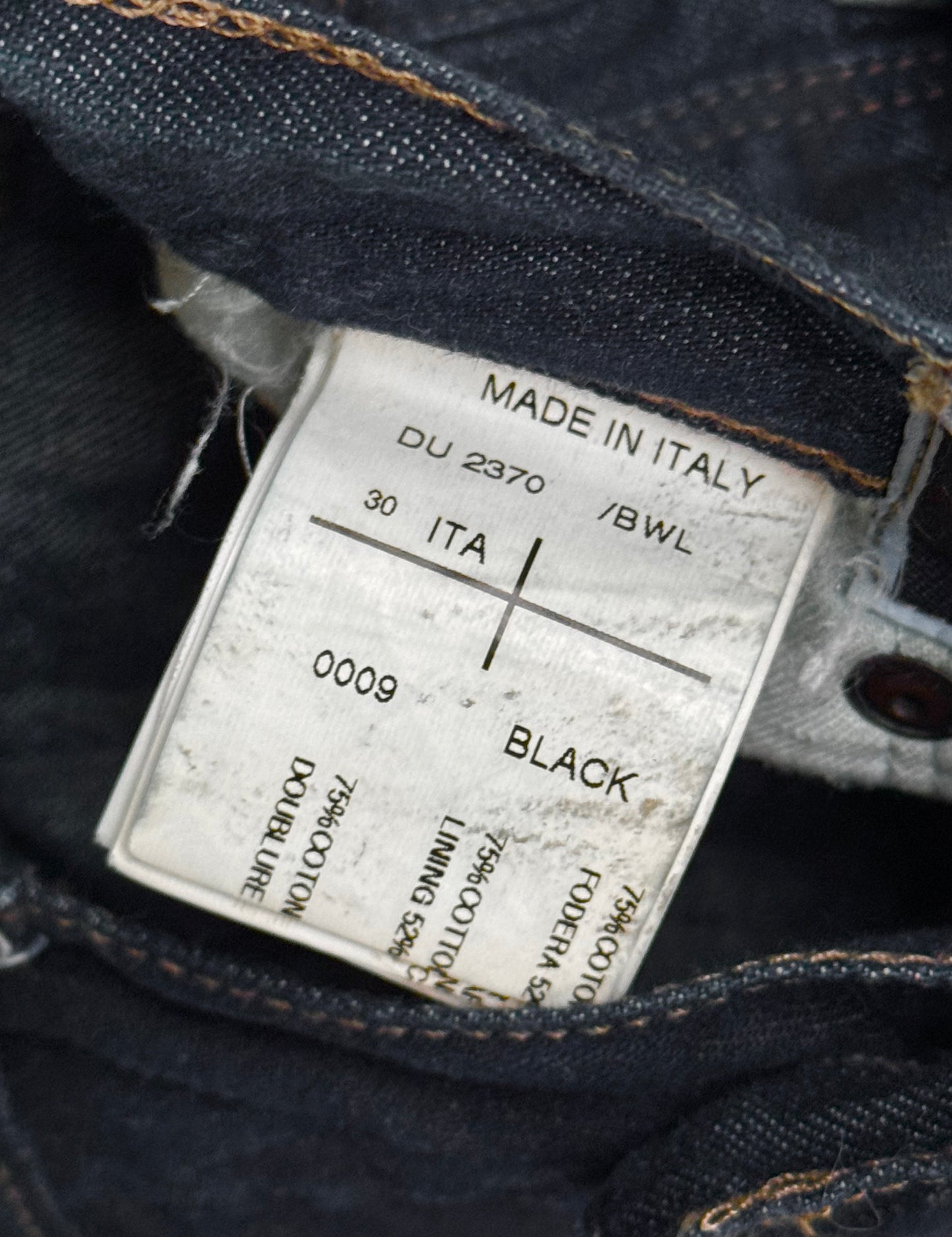 Rick Owens DRKSHDW AW11 “LIMO” Leather Insert Panel Denim